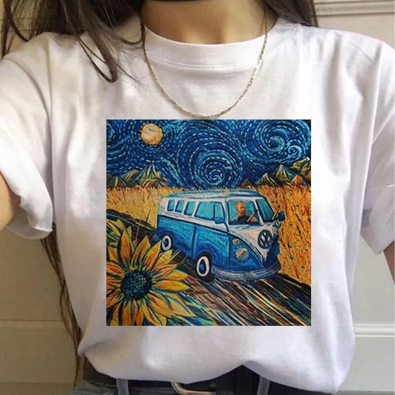 FashionSierra - 90s Vintage Tshirt Fashion Top Tees
