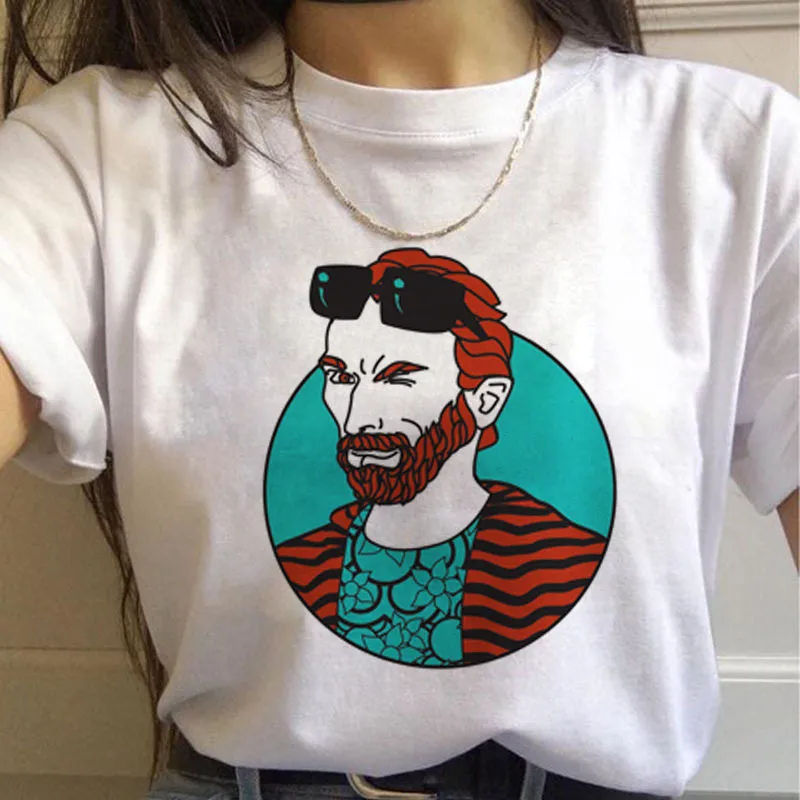 FashionSierra - 90s Vintage Tshirt Fashion Top Tees