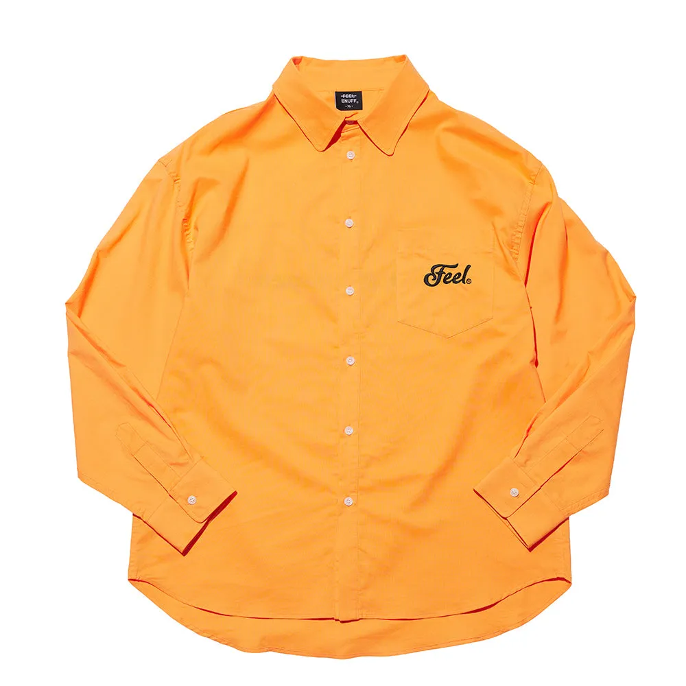 FEEL ENUFF (フィールイナフ) FEEL OXFORD SHIRTS / ORANGE