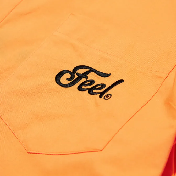 FEEL ENUFF (フィールイナフ) FEEL OXFORD SHIRTS / ORANGE