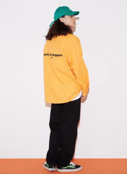 FEEL ENUFF (フィールイナフ) FEEL OXFORD SHIRTS / ORANGE
