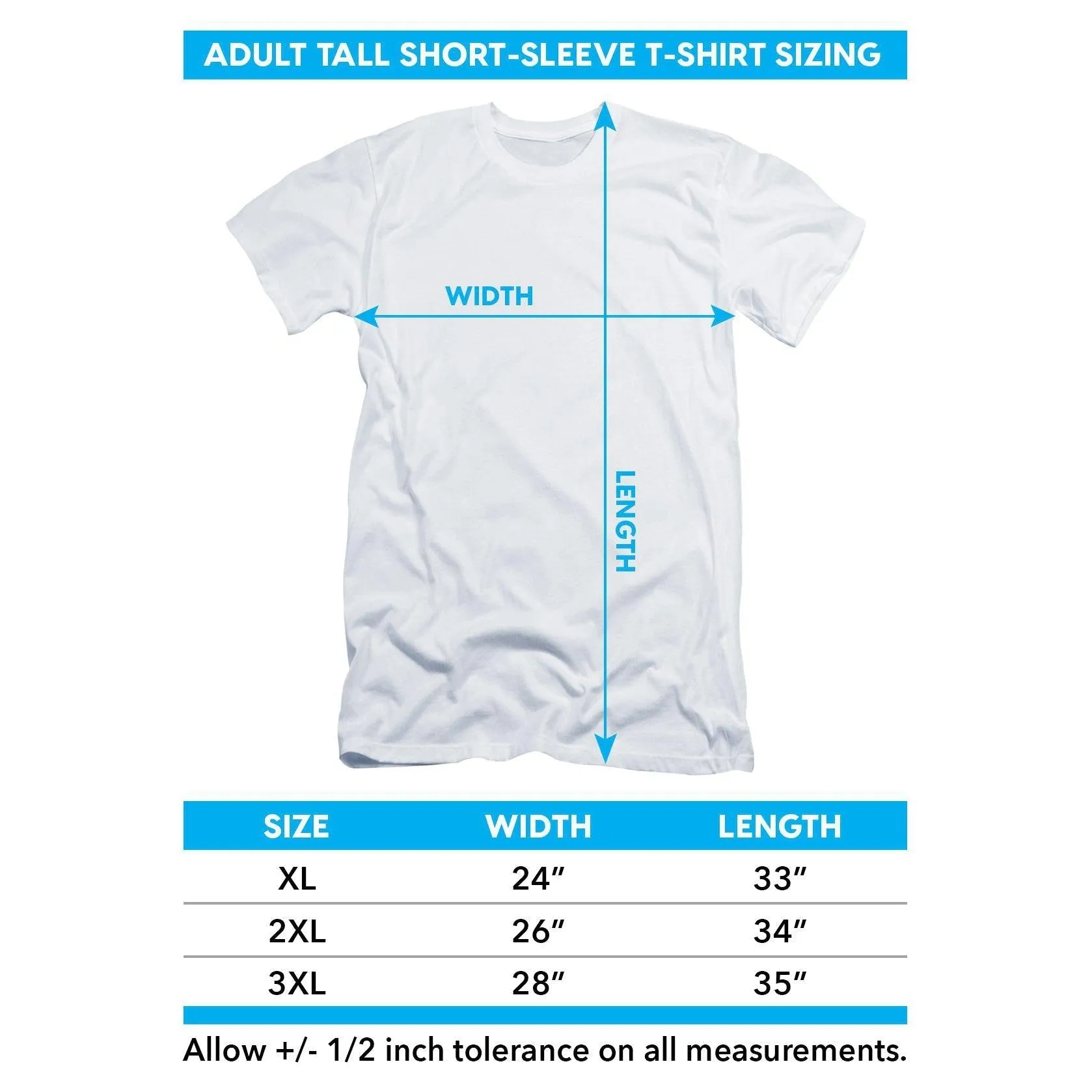 Ford Mustang 1969 Mach 1 Tall Short-Sleeve T-Shirt