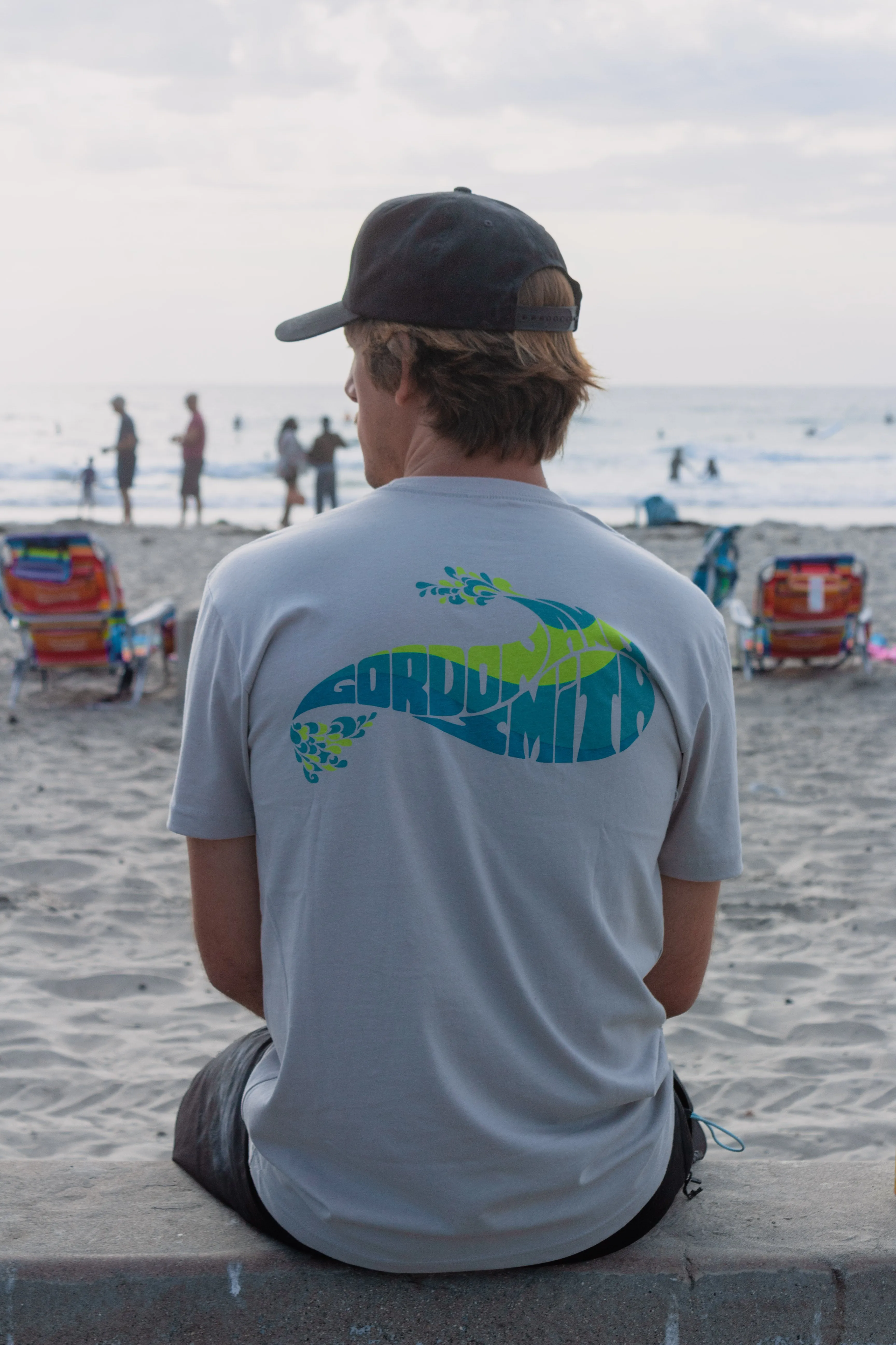 G&S Fluid Logo T Shirt - Grey