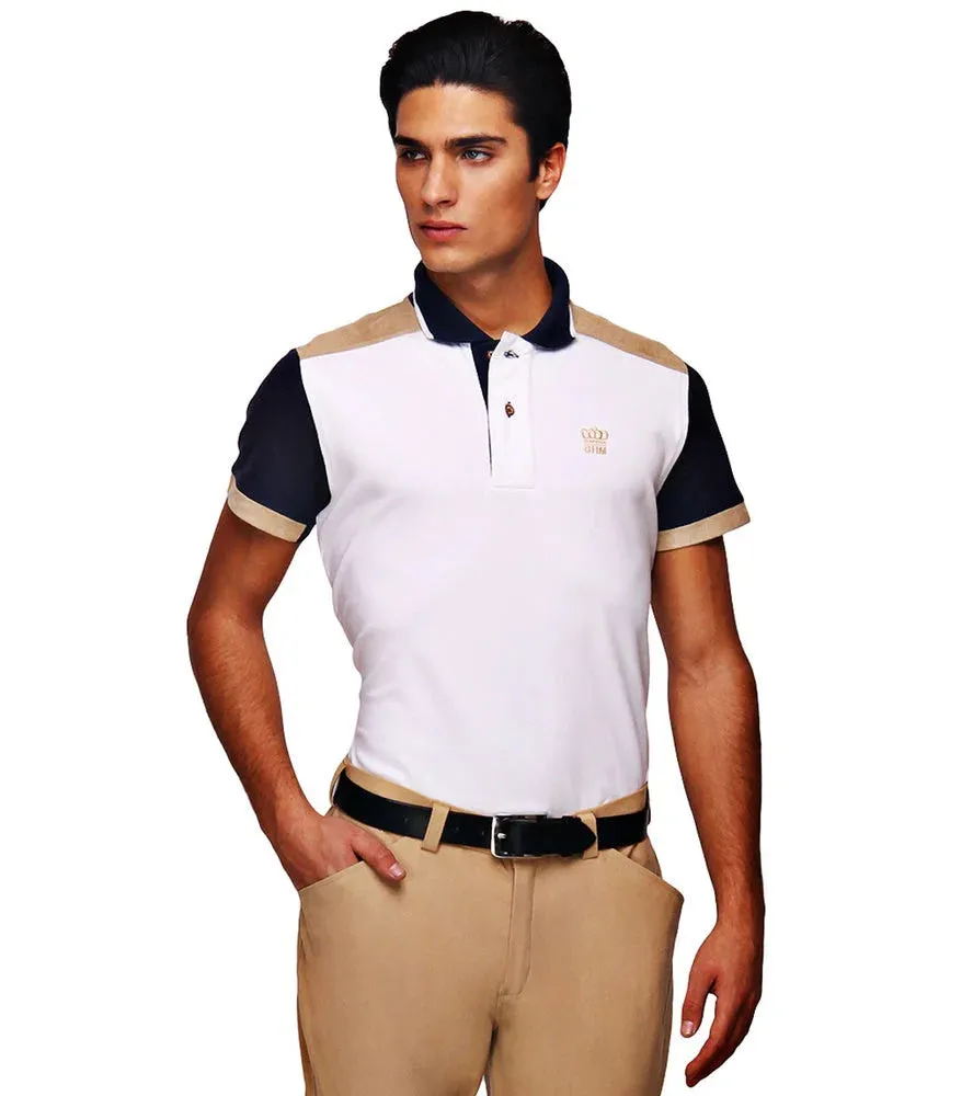George H Morris Men's Reserve Short Sleeve Polo Sport Shirt