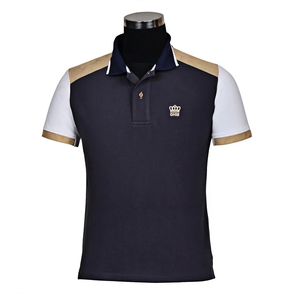 George H Morris Men's Reserve Short Sleeve Polo Sport Shirt