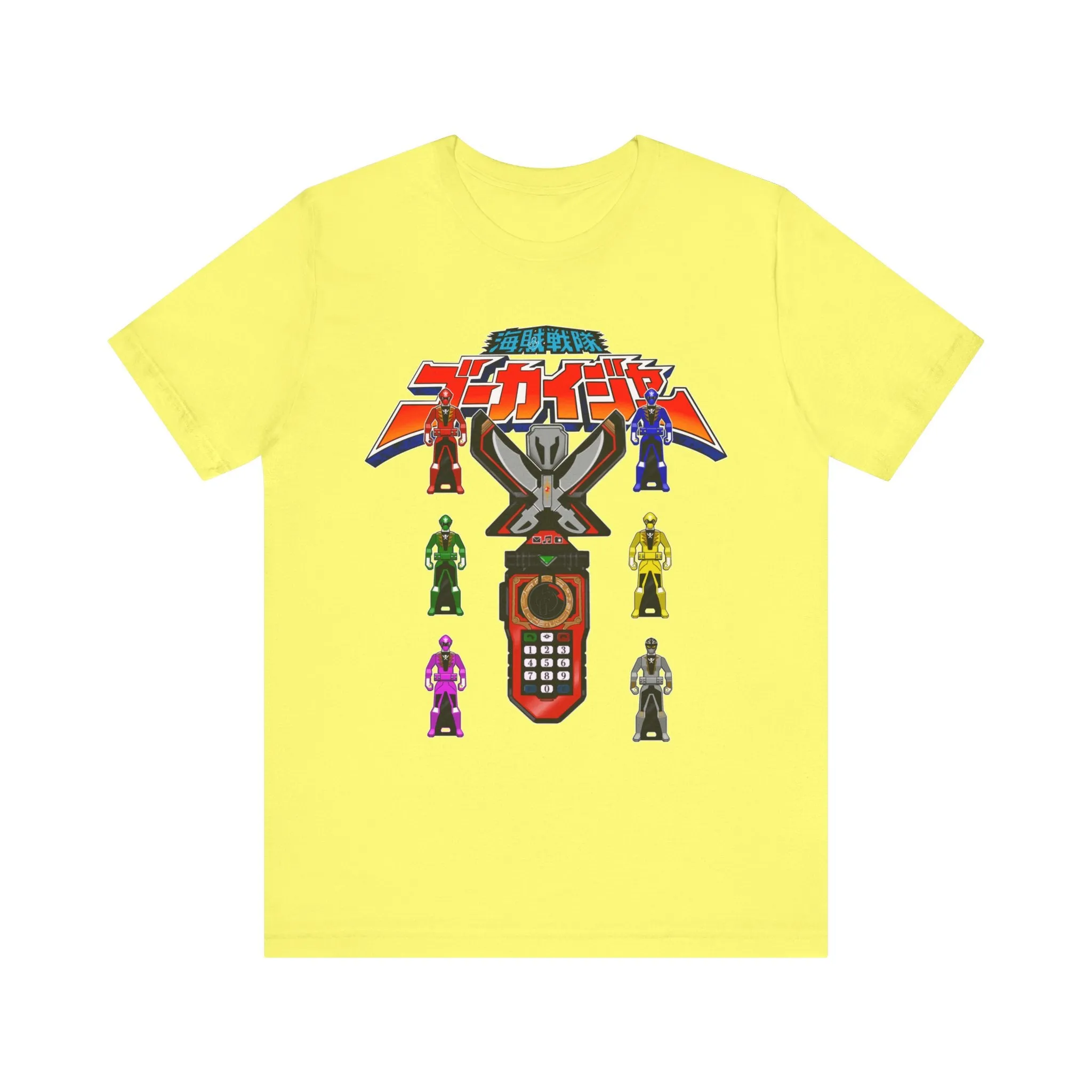 Gokaiger Gokai Change Super Sentai T Shirt Custom Graphic Art Cosplay Shirts Power Rangers Retro Vintage 90s Tee