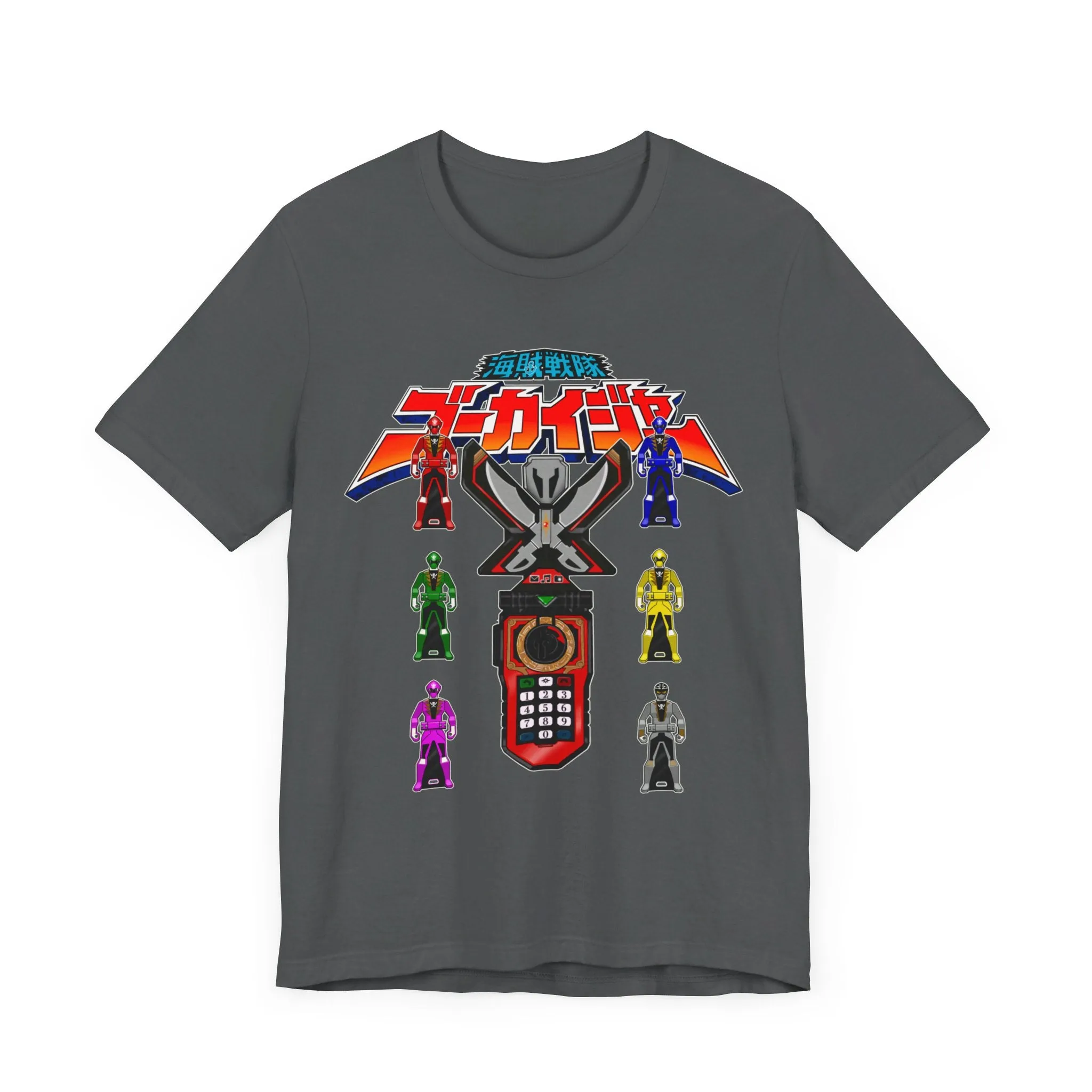 Gokaiger Gokai Change Super Sentai T Shirt Custom Graphic Art Cosplay Shirts Power Rangers Retro Vintage 90s Tee