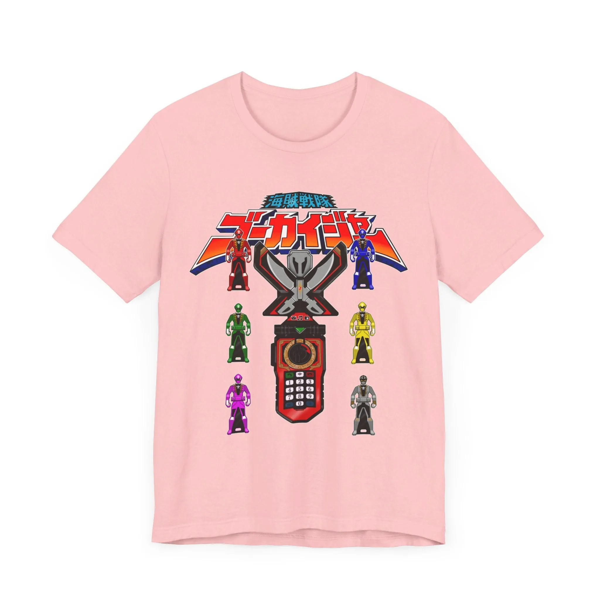 Gokaiger Gokai Change Super Sentai T Shirt Custom Graphic Art Cosplay Shirts Power Rangers Retro Vintage 90s Tee
