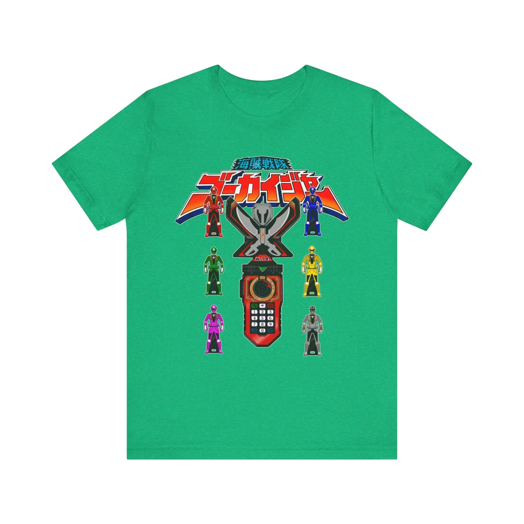 Gokaiger Gokai Change Super Sentai T Shirt Custom Graphic Art Cosplay Shirts Power Rangers Retro Vintage 90s Tee