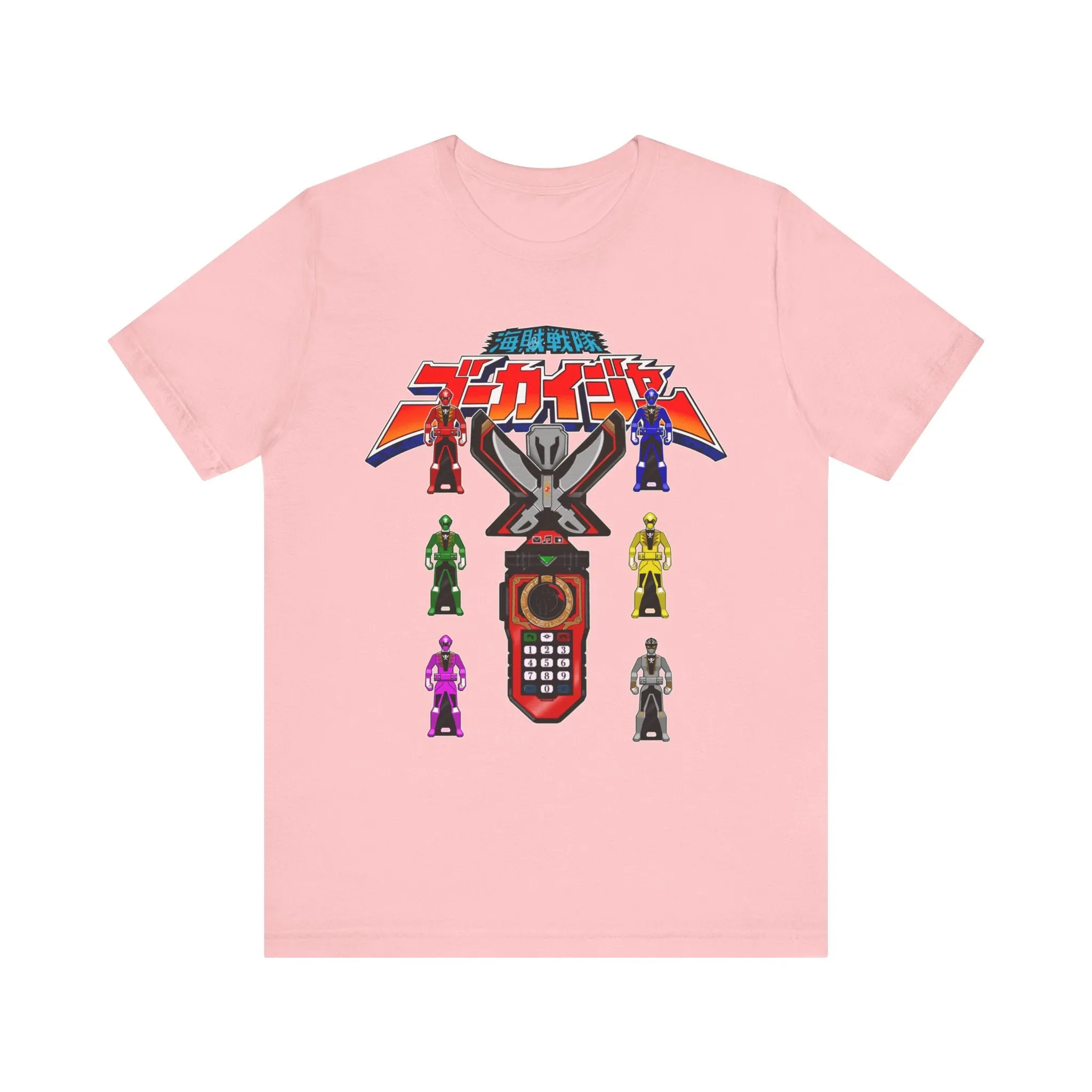 Gokaiger Gokai Change Super Sentai T Shirt Custom Graphic Art Cosplay Shirts Power Rangers Retro Vintage 90s Tee