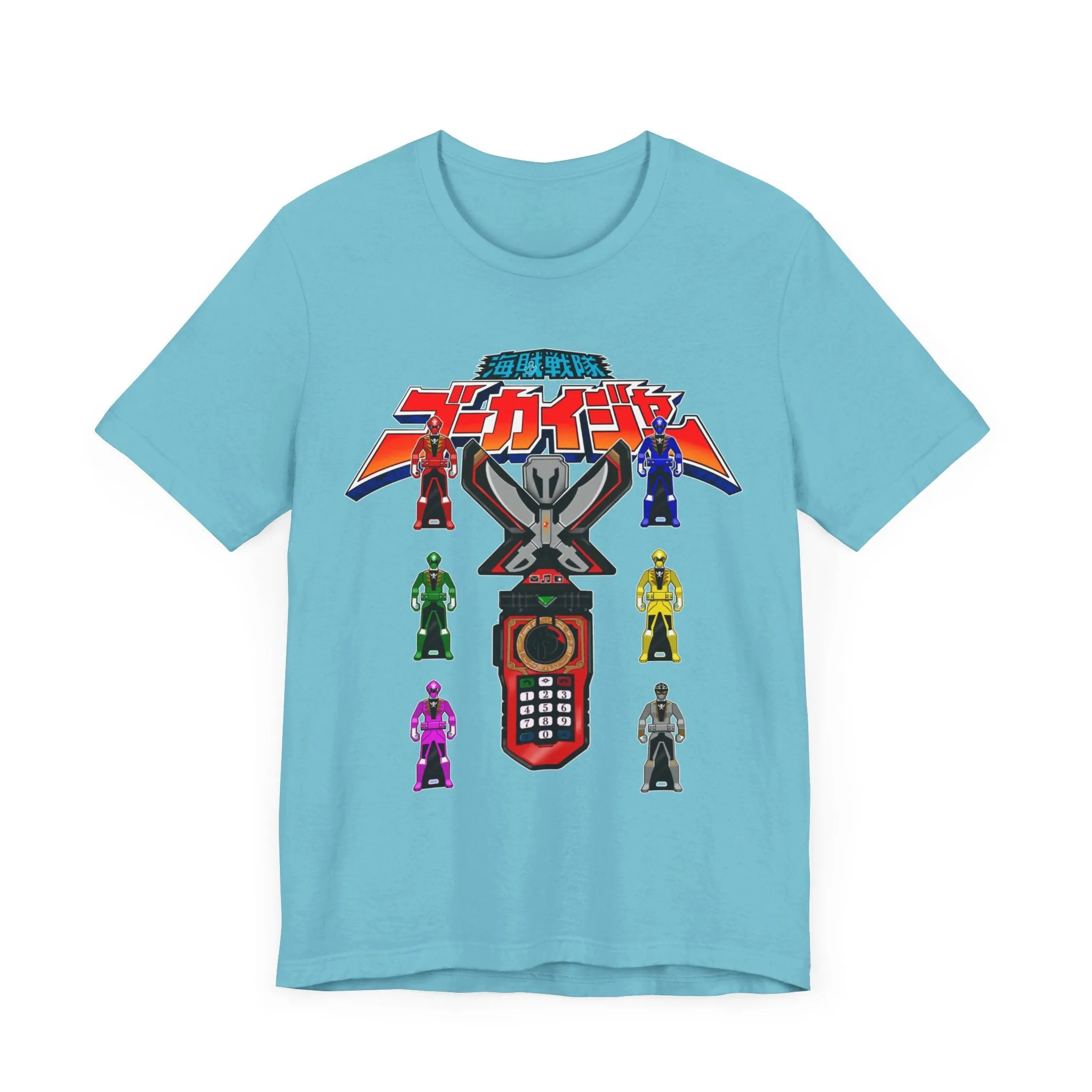 Gokaiger Gokai Change Super Sentai T Shirt Custom Graphic Art Cosplay Shirts Power Rangers Retro Vintage 90s Tee