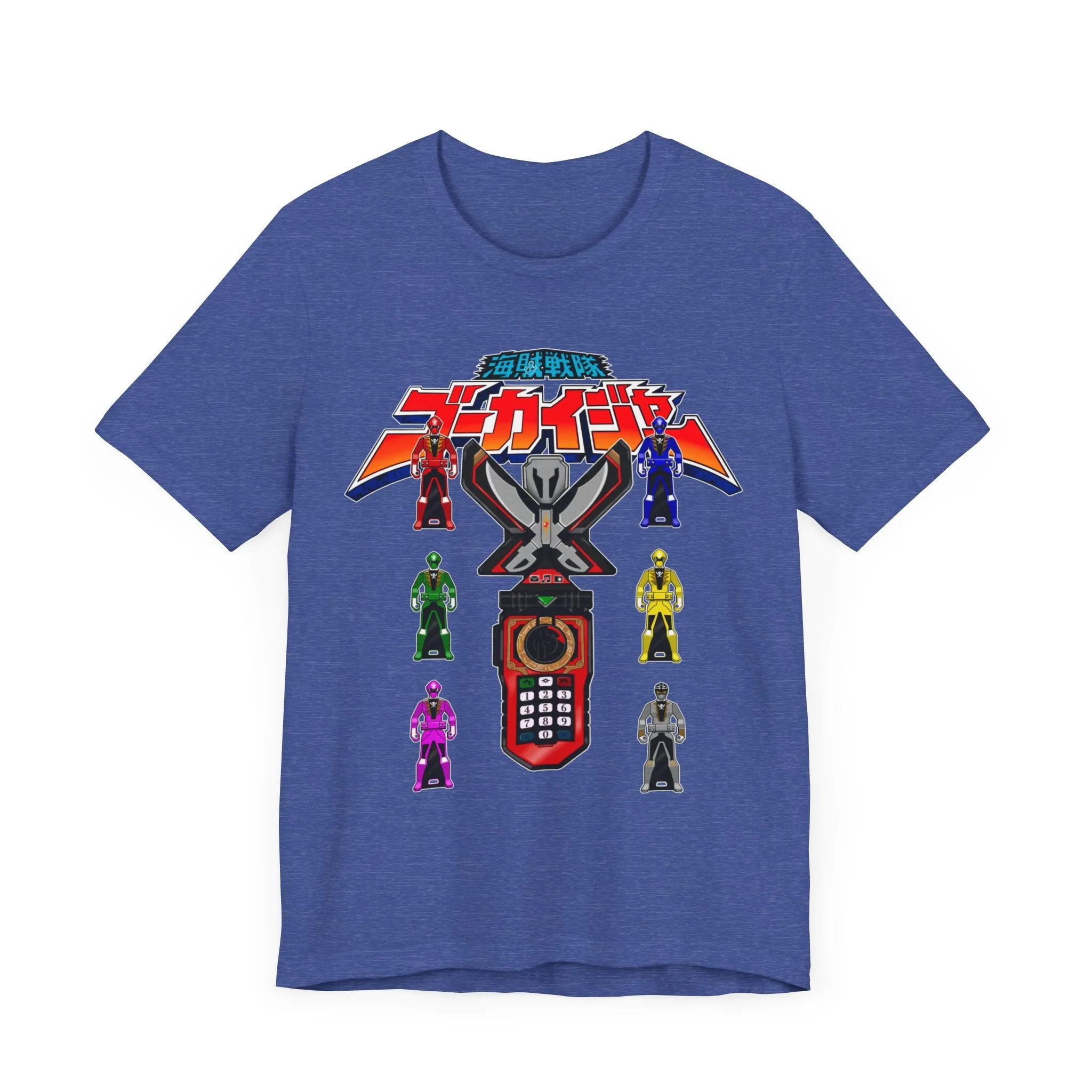 Gokaiger Gokai Change Super Sentai T Shirt Custom Graphic Art Cosplay Shirts Power Rangers Retro Vintage 90s Tee