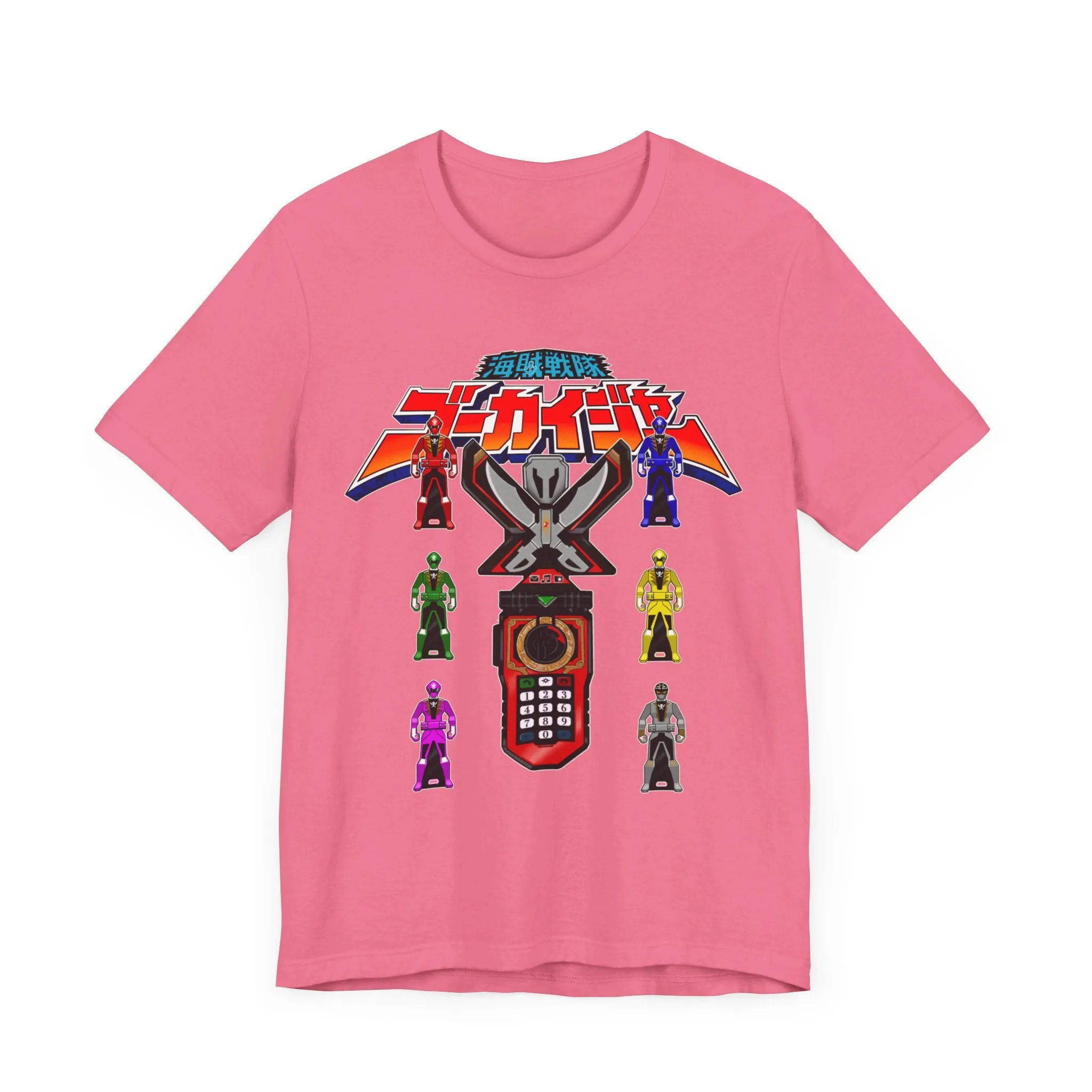 Gokaiger Gokai Change Super Sentai T Shirt Custom Graphic Art Cosplay Shirts Power Rangers Retro Vintage 90s Tee
