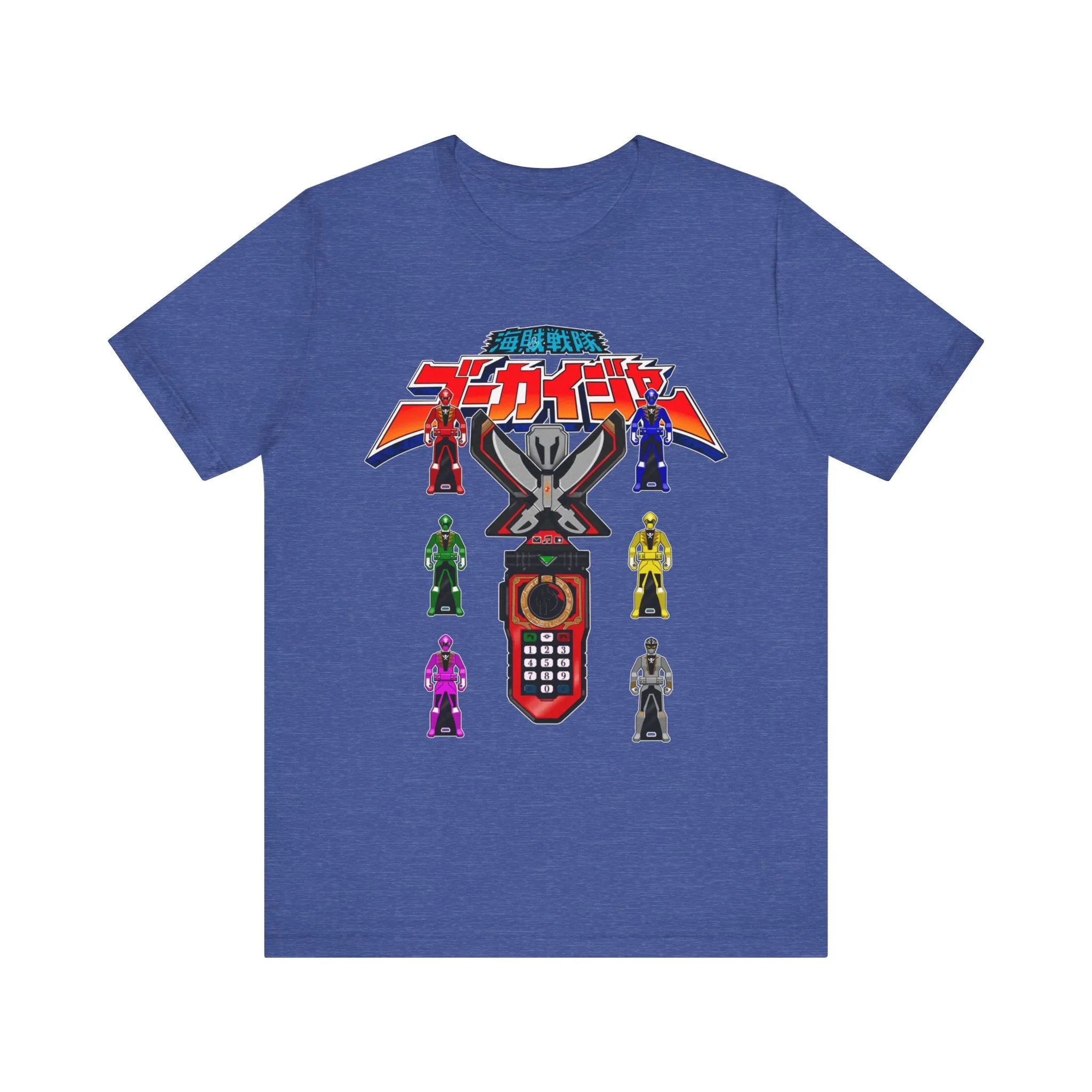 Gokaiger Gokai Change Super Sentai T Shirt Custom Graphic Art Cosplay Shirts Power Rangers Retro Vintage 90s Tee