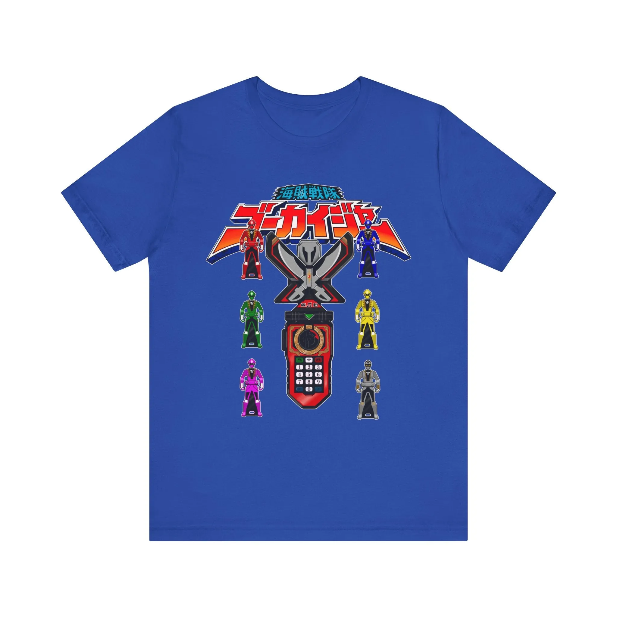 Gokaiger Gokai Change Super Sentai T Shirt Custom Graphic Art Cosplay Shirts Power Rangers Retro Vintage 90s Tee