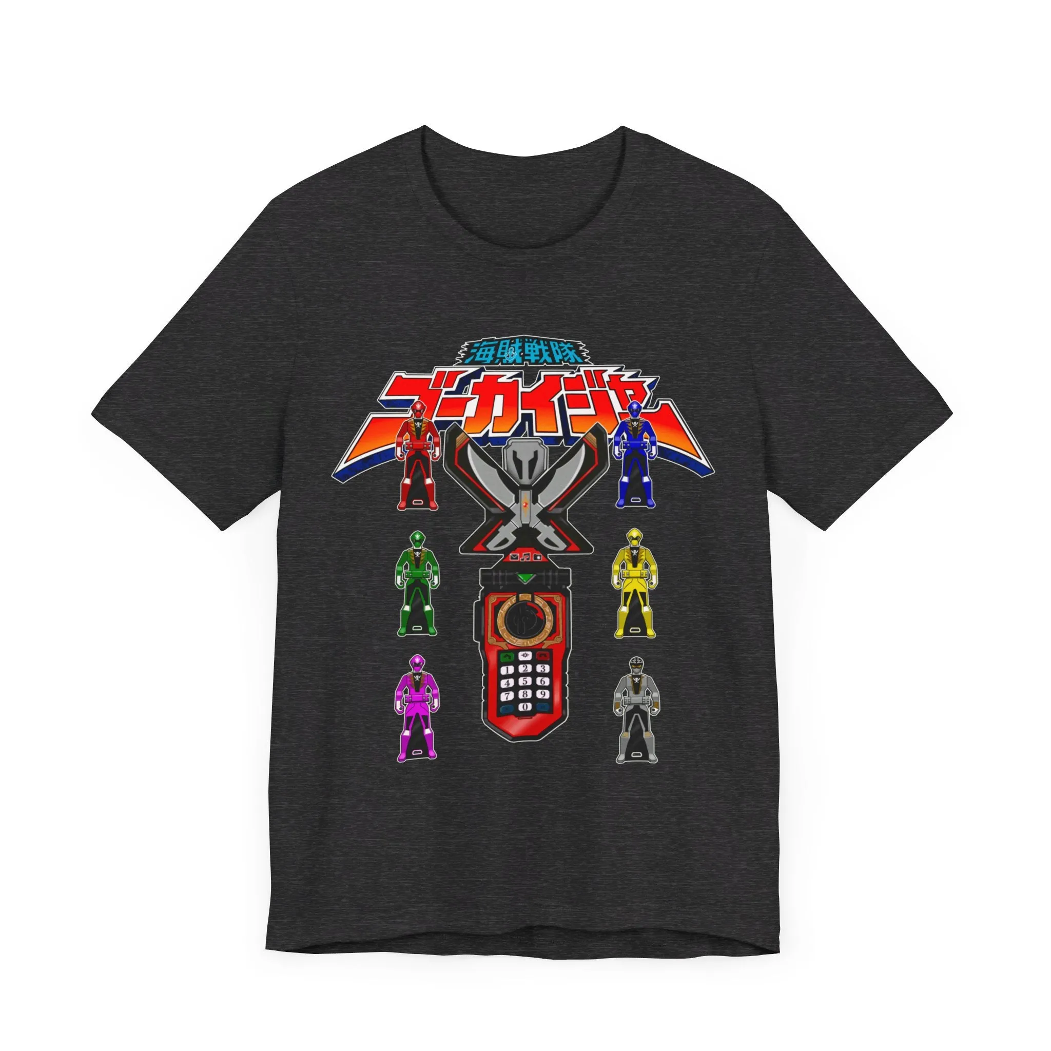 Gokaiger Gokai Change Super Sentai T Shirt Custom Graphic Art Cosplay Shirts Power Rangers Retro Vintage 90s Tee
