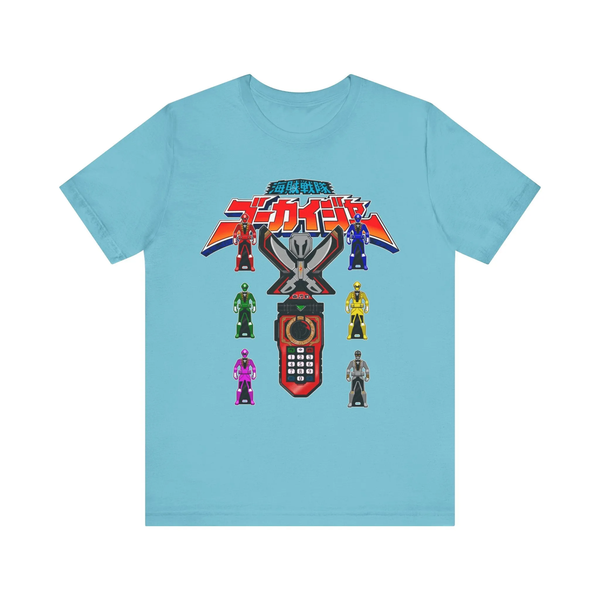 Gokaiger Gokai Change Super Sentai T Shirt Custom Graphic Art Cosplay Shirts Power Rangers Retro Vintage 90s Tee