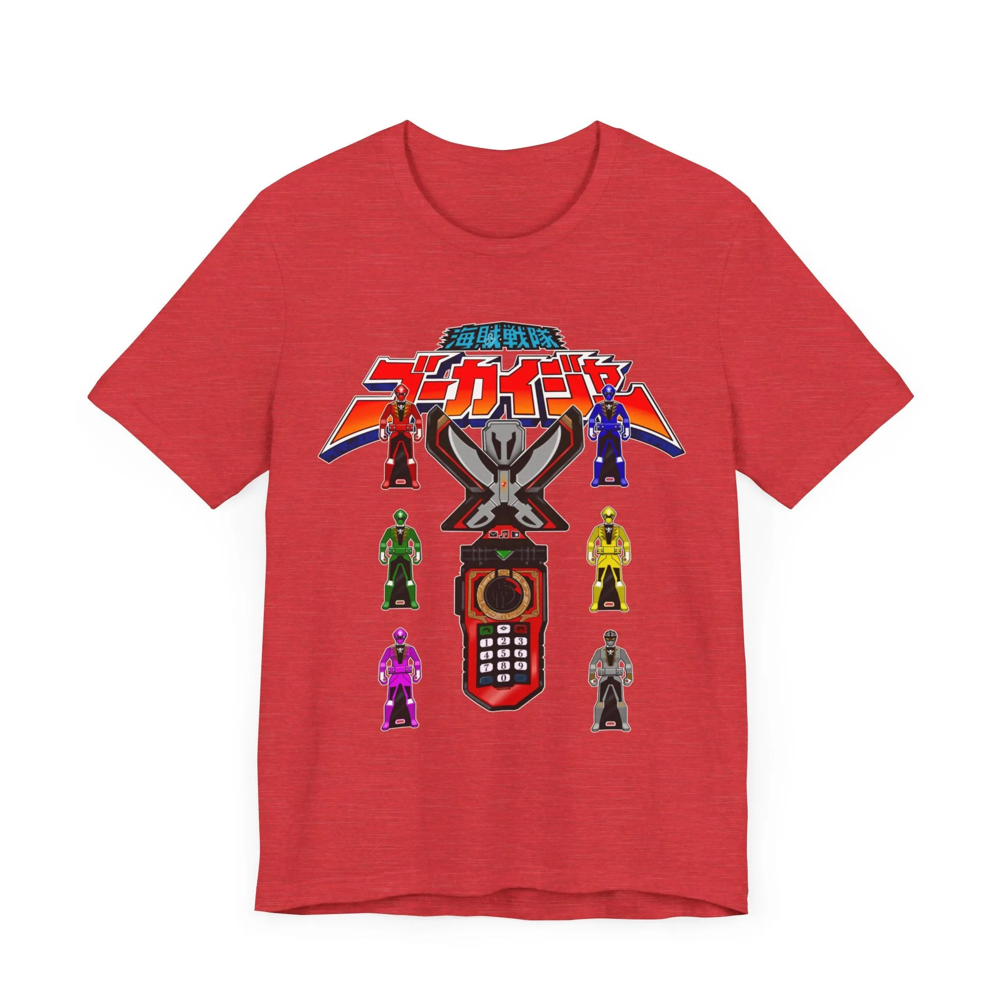 Gokaiger Gokai Change Super Sentai T Shirt Custom Graphic Art Cosplay Shirts Power Rangers Retro Vintage 90s Tee