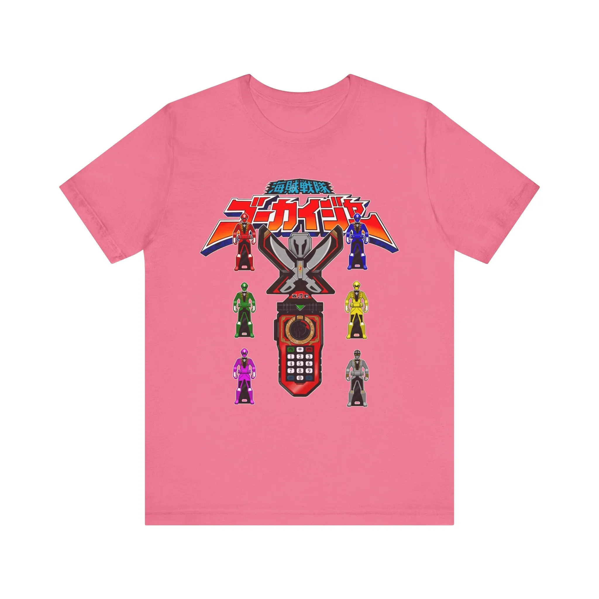 Gokaiger Gokai Change Super Sentai T Shirt Custom Graphic Art Cosplay Shirts Power Rangers Retro Vintage 90s Tee
