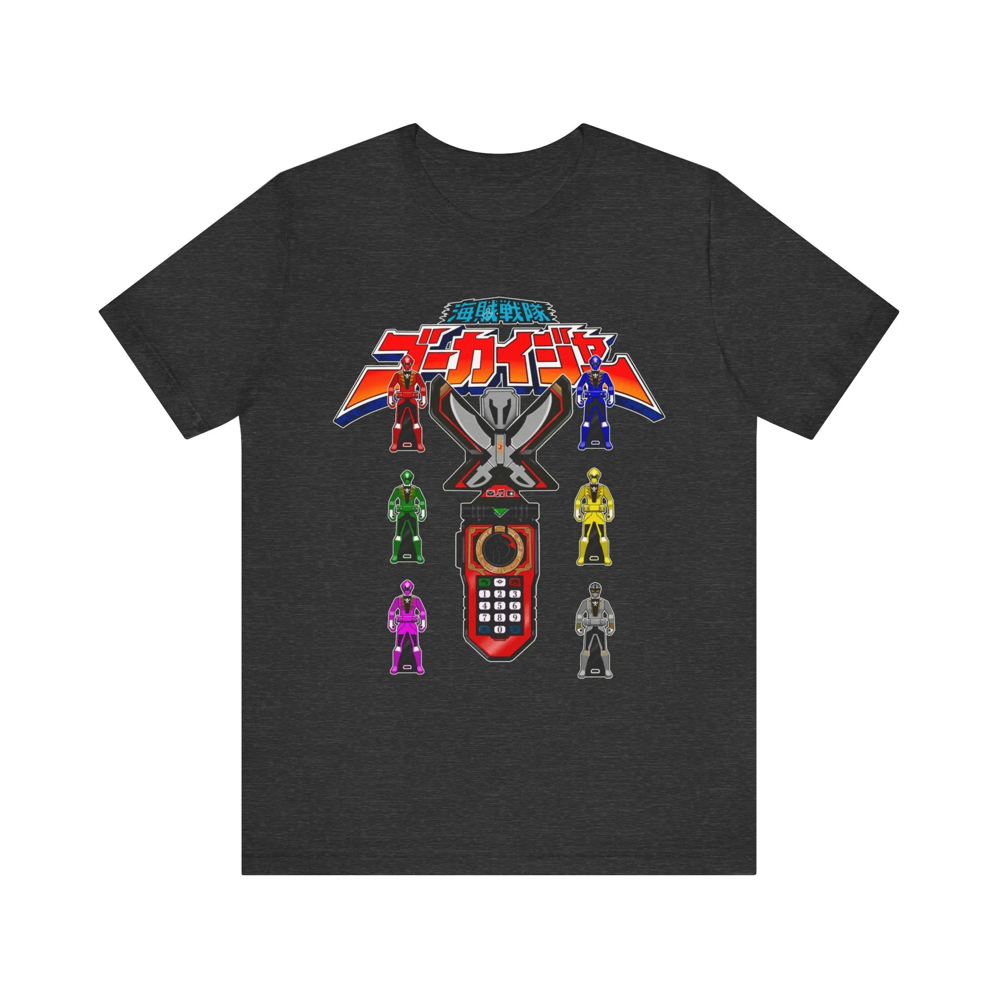 Gokaiger Gokai Change Super Sentai T Shirt Custom Graphic Art Cosplay Shirts Power Rangers Retro Vintage 90s Tee