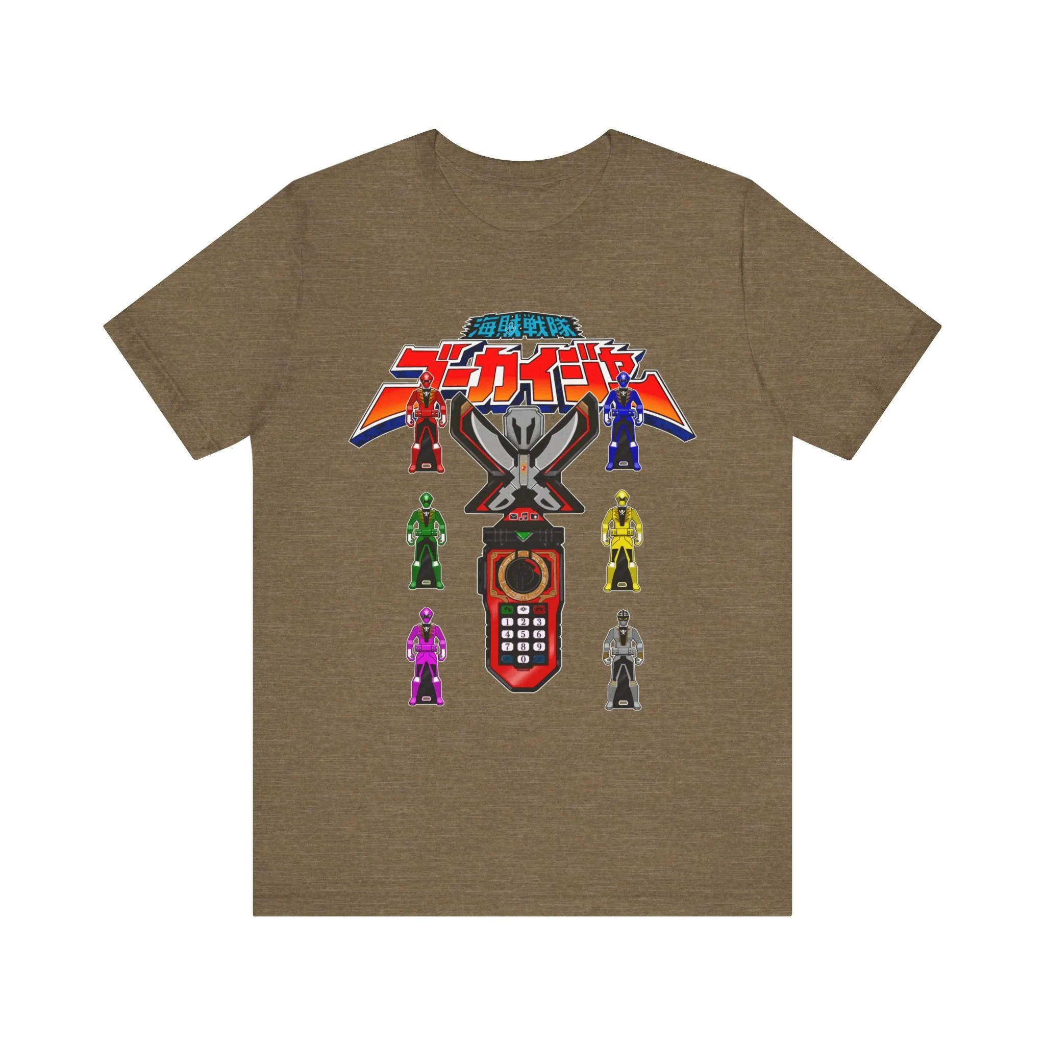 Gokaiger Gokai Change Super Sentai T Shirt Custom Graphic Art Cosplay Shirts Power Rangers Retro Vintage 90s Tee