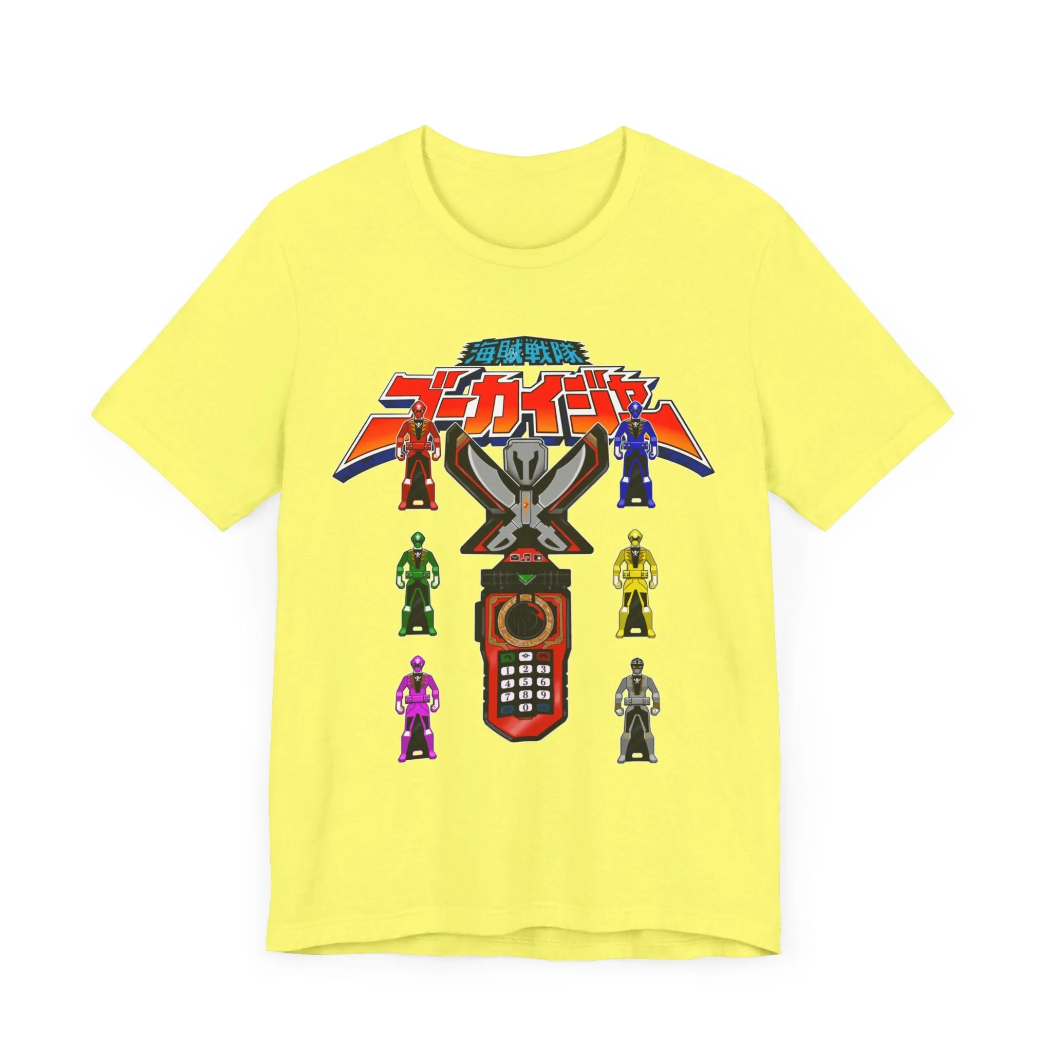 Gokaiger Gokai Change Super Sentai T Shirt Custom Graphic Art Cosplay Shirts Power Rangers Retro Vintage 90s Tee