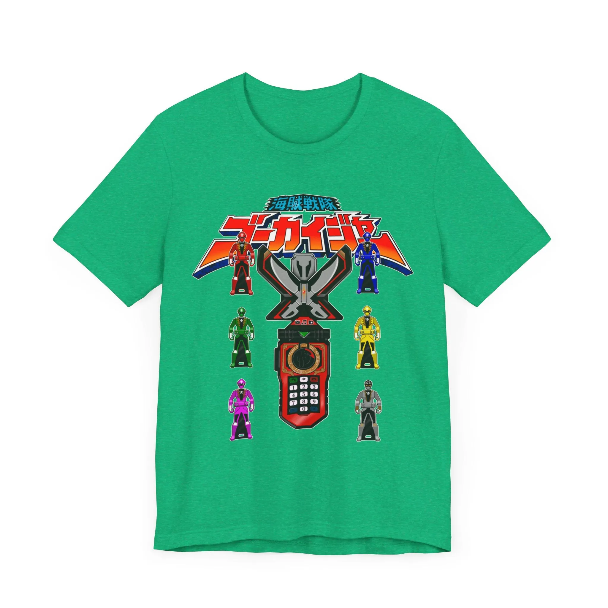 Gokaiger Gokai Change Super Sentai T Shirt Custom Graphic Art Cosplay Shirts Power Rangers Retro Vintage 90s Tee