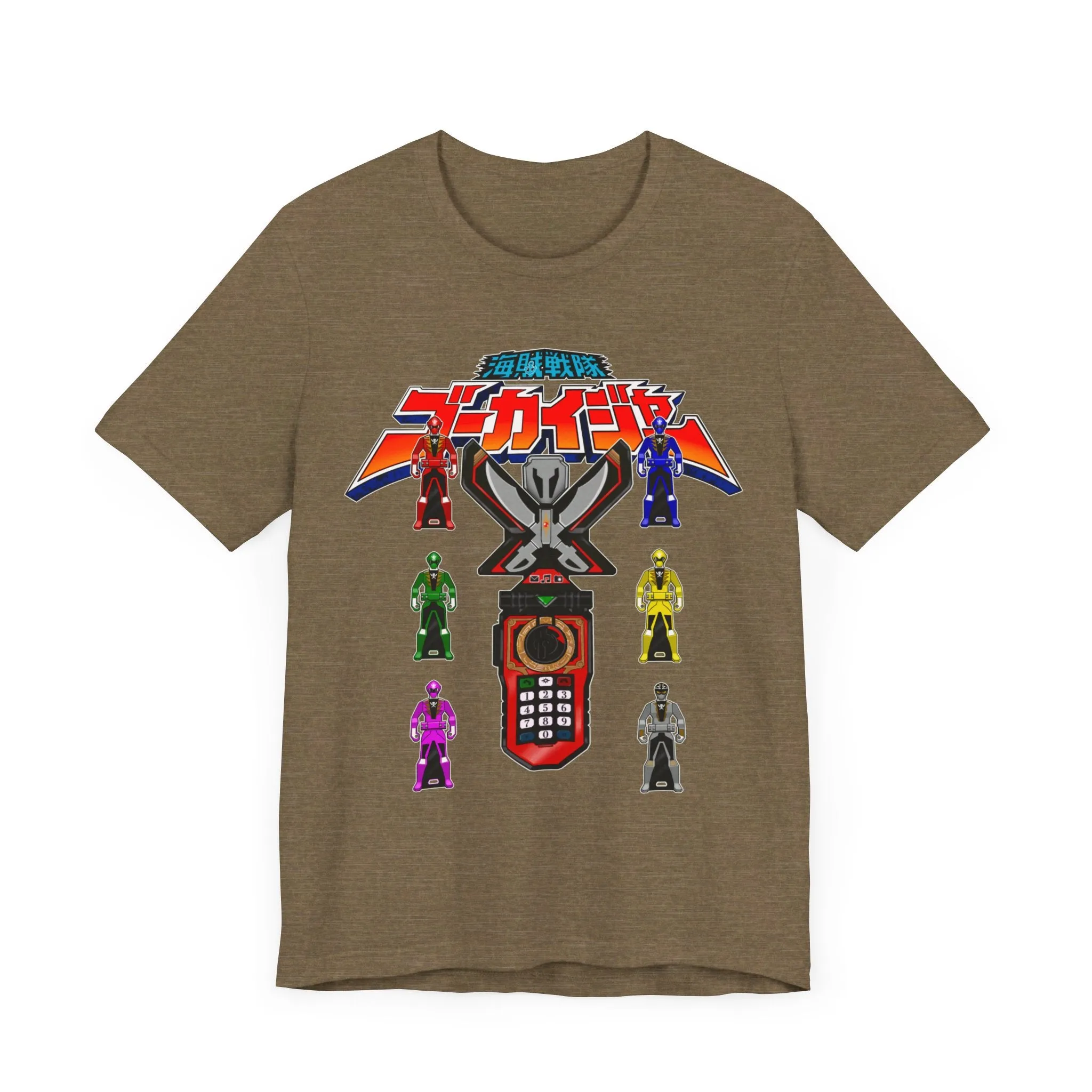 Gokaiger Gokai Change Super Sentai T Shirt Custom Graphic Art Cosplay Shirts Power Rangers Retro Vintage 90s Tee
