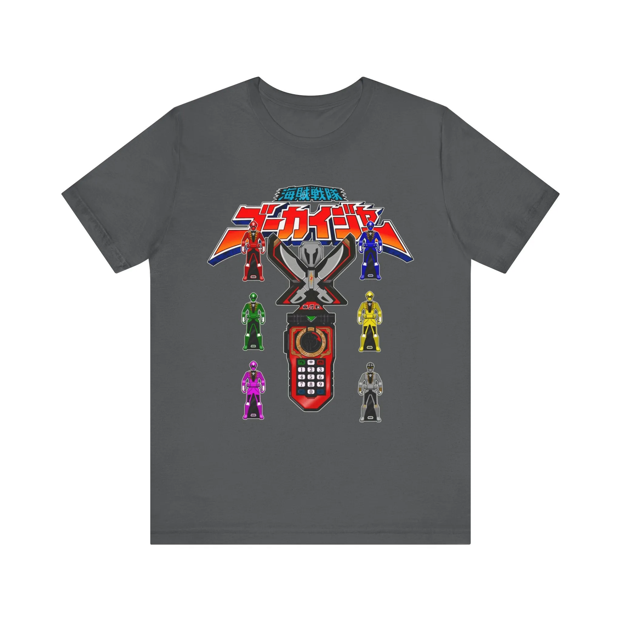 Gokaiger Gokai Change Super Sentai T Shirt Custom Graphic Art Cosplay Shirts Power Rangers Retro Vintage 90s Tee