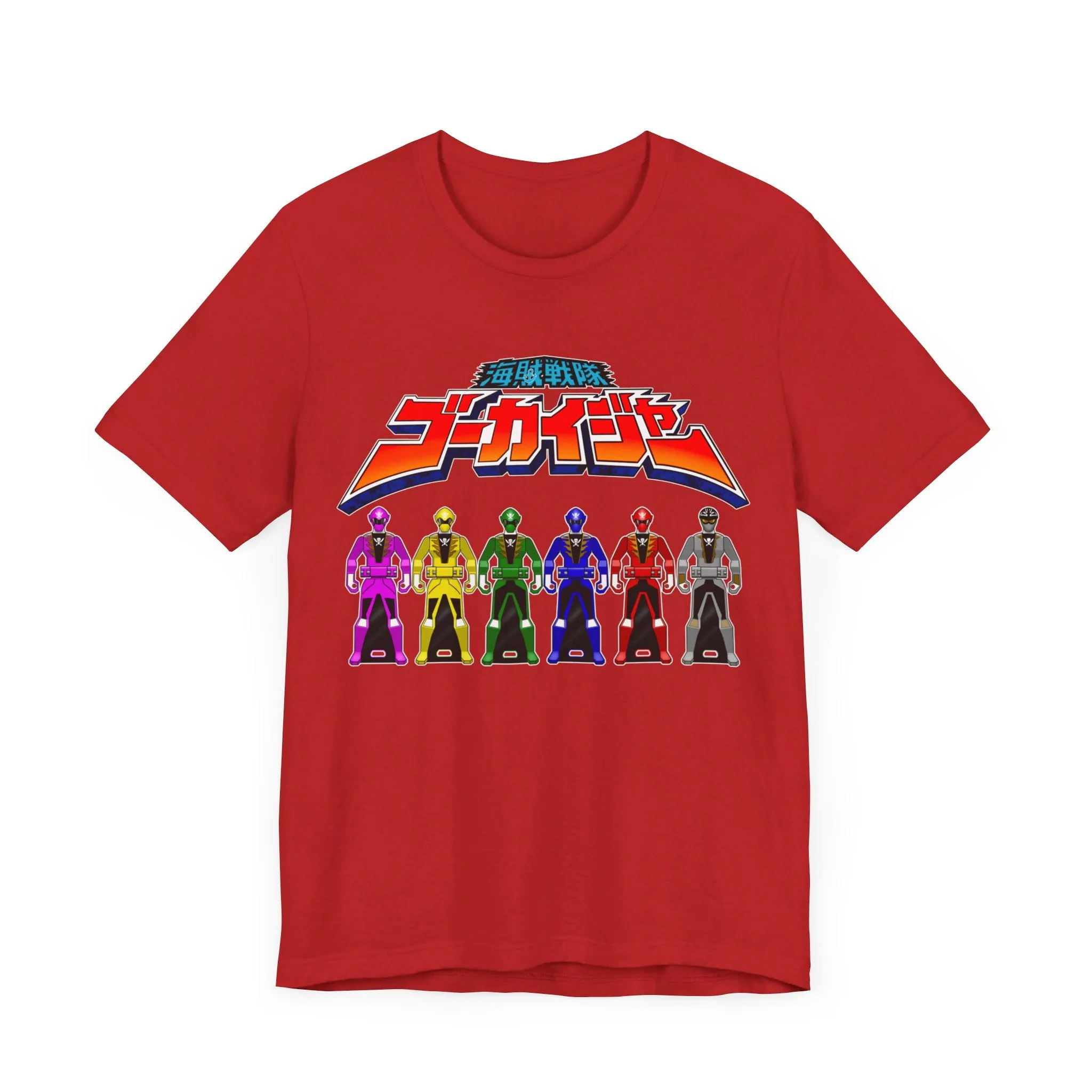Gokaiger Ranger Keys Super Sentai T Shirt Custom Graphic Art Cosplay Shirts Power Rangers Retro Vintage 90s Tee