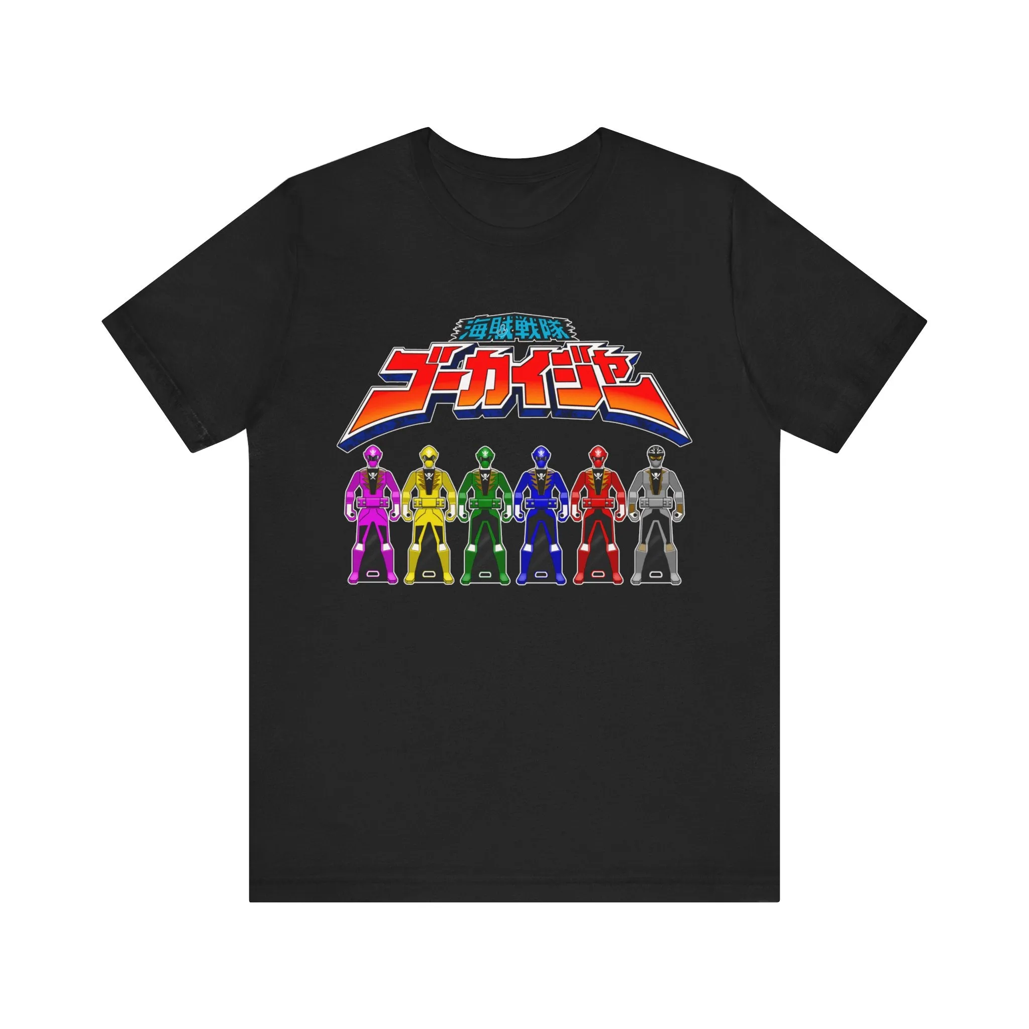 Gokaiger Ranger Keys Super Sentai T Shirt Custom Graphic Art Cosplay Shirts Power Rangers Retro Vintage 90s Tee