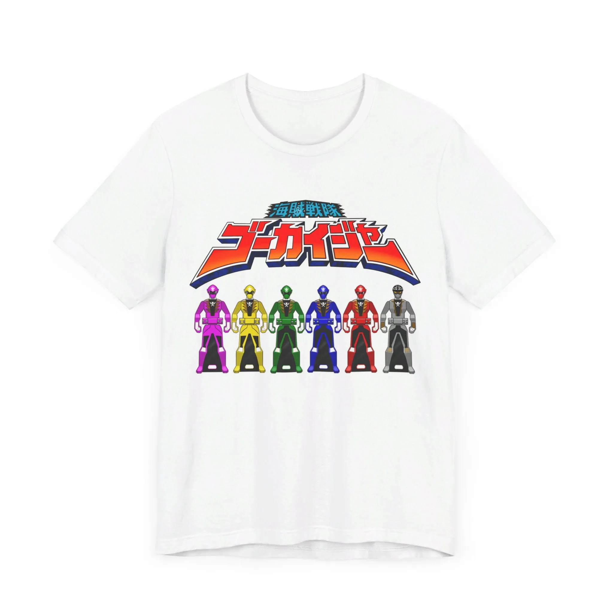 Gokaiger Ranger Keys Super Sentai T Shirt Custom Graphic Art Cosplay Shirts Power Rangers Retro Vintage 90s Tee