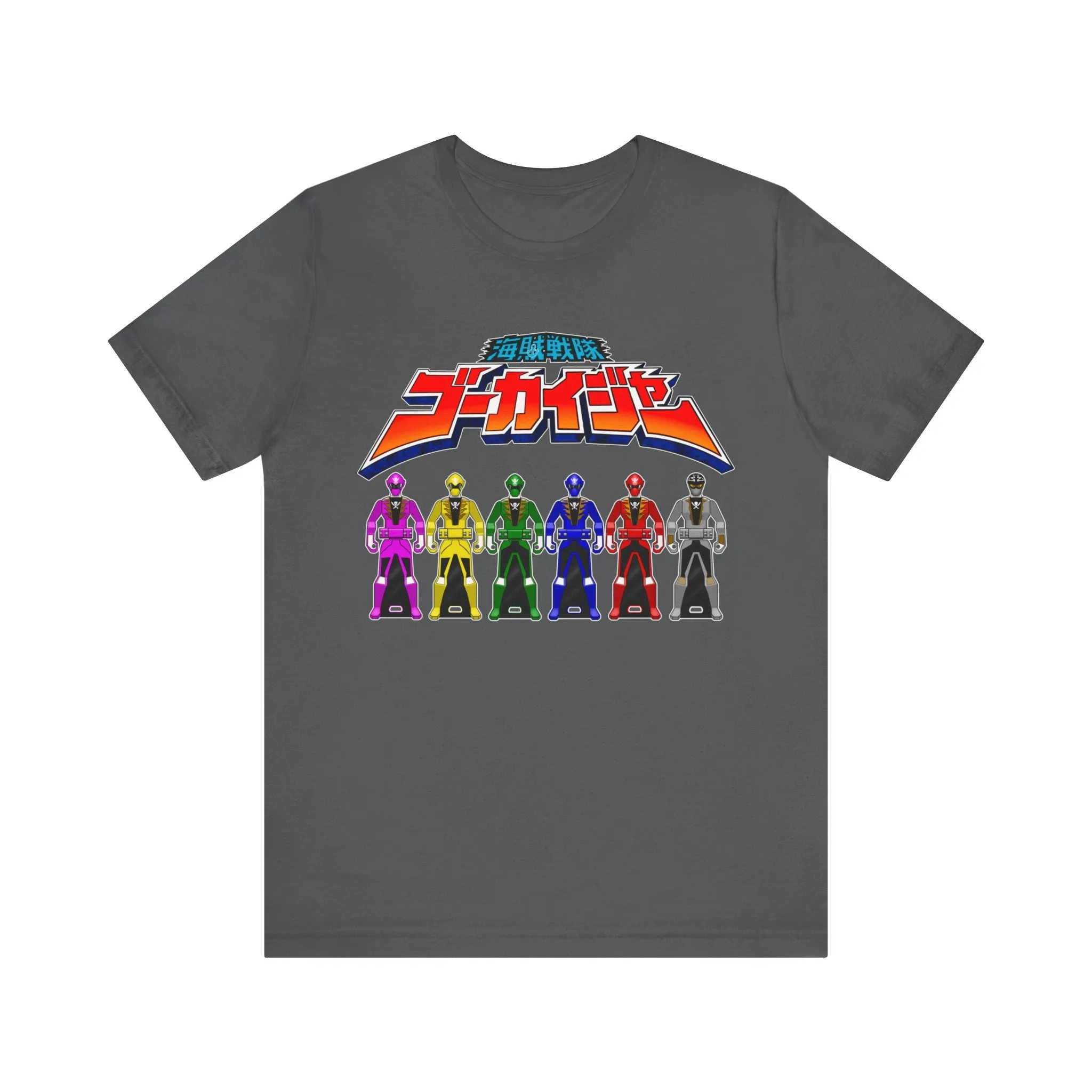 Gokaiger Ranger Keys Super Sentai T Shirt Custom Graphic Art Cosplay Shirts Power Rangers Retro Vintage 90s Tee