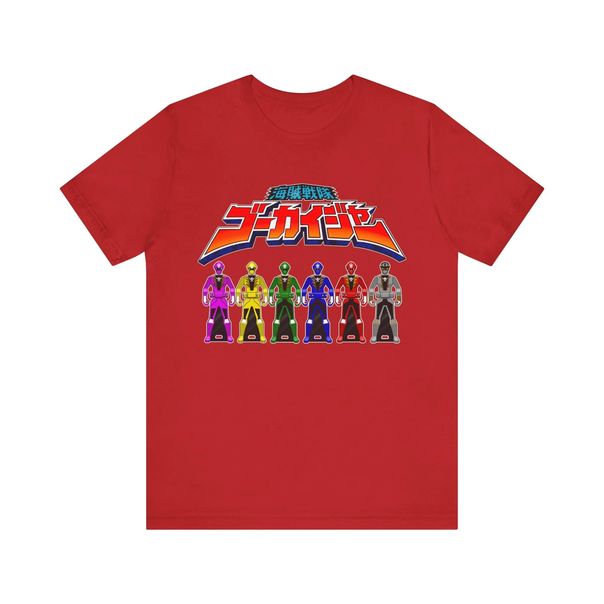 Gokaiger Ranger Keys Super Sentai T Shirt Custom Graphic Art Cosplay Shirts Power Rangers Retro Vintage 90s Tee