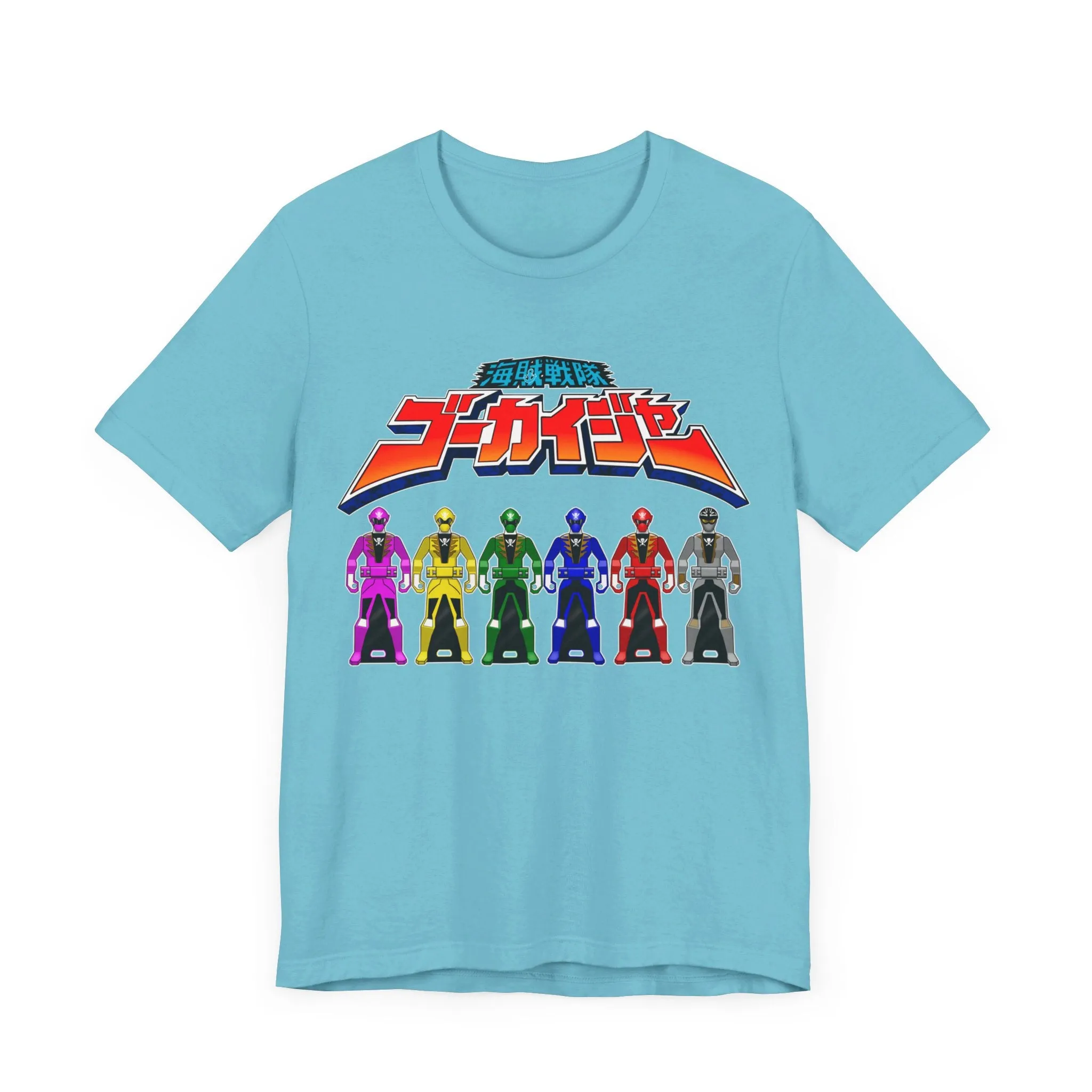 Gokaiger Ranger Keys Super Sentai T Shirt Custom Graphic Art Cosplay Shirts Power Rangers Retro Vintage 90s Tee