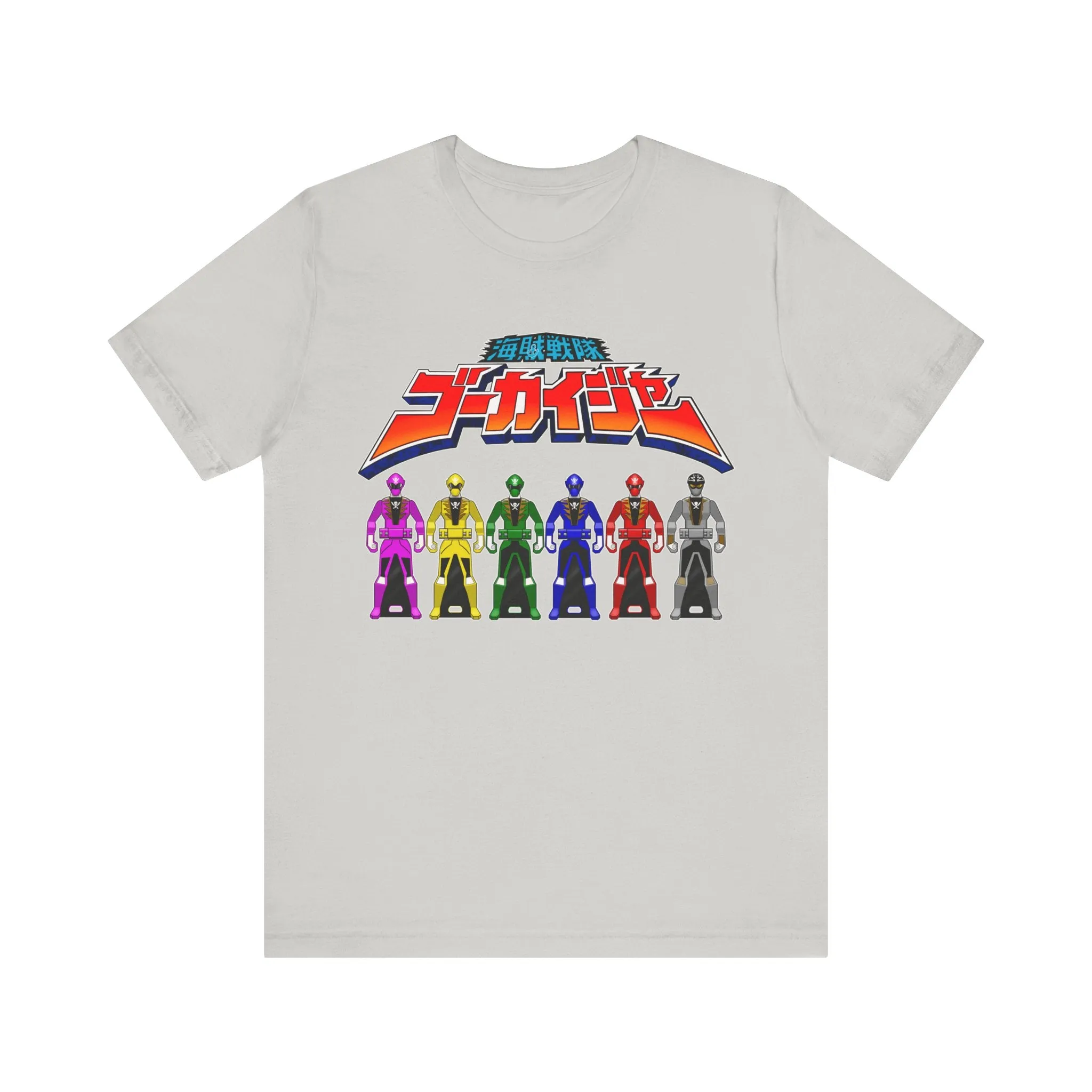 Gokaiger Ranger Keys Super Sentai T Shirt Custom Graphic Art Cosplay Shirts Power Rangers Retro Vintage 90s Tee