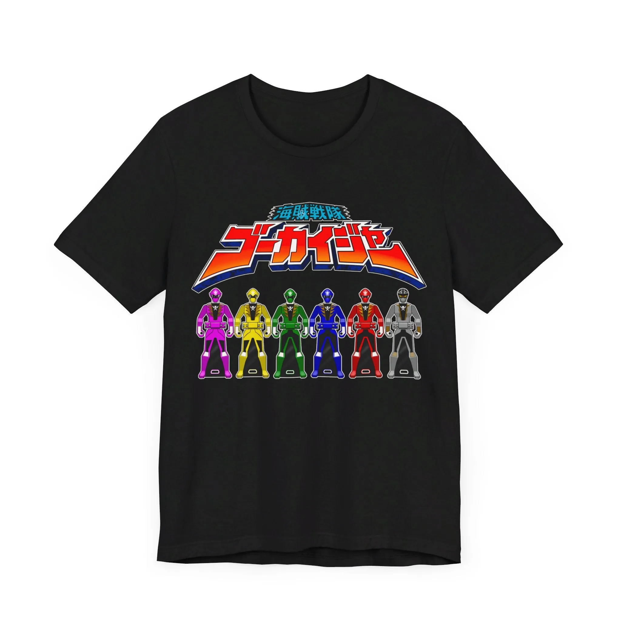 Gokaiger Ranger Keys Super Sentai T Shirt Custom Graphic Art Cosplay Shirts Power Rangers Retro Vintage 90s Tee