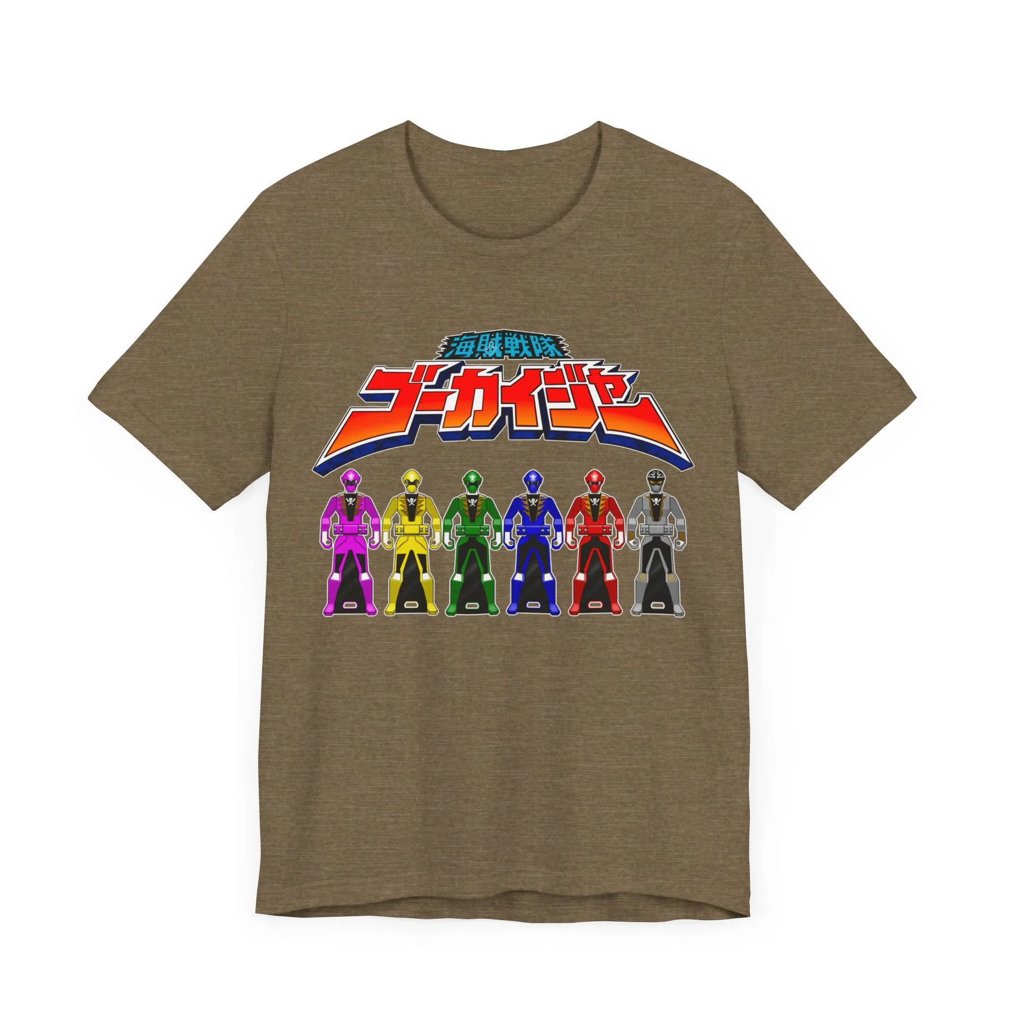 Gokaiger Ranger Keys Super Sentai T Shirt Custom Graphic Art Cosplay Shirts Power Rangers Retro Vintage 90s Tee