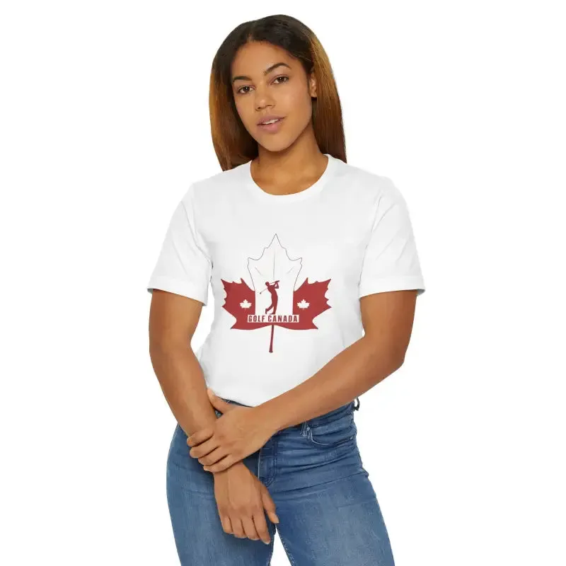 Golf Canada Unisex Jersey Tee Canada Day Celebrations