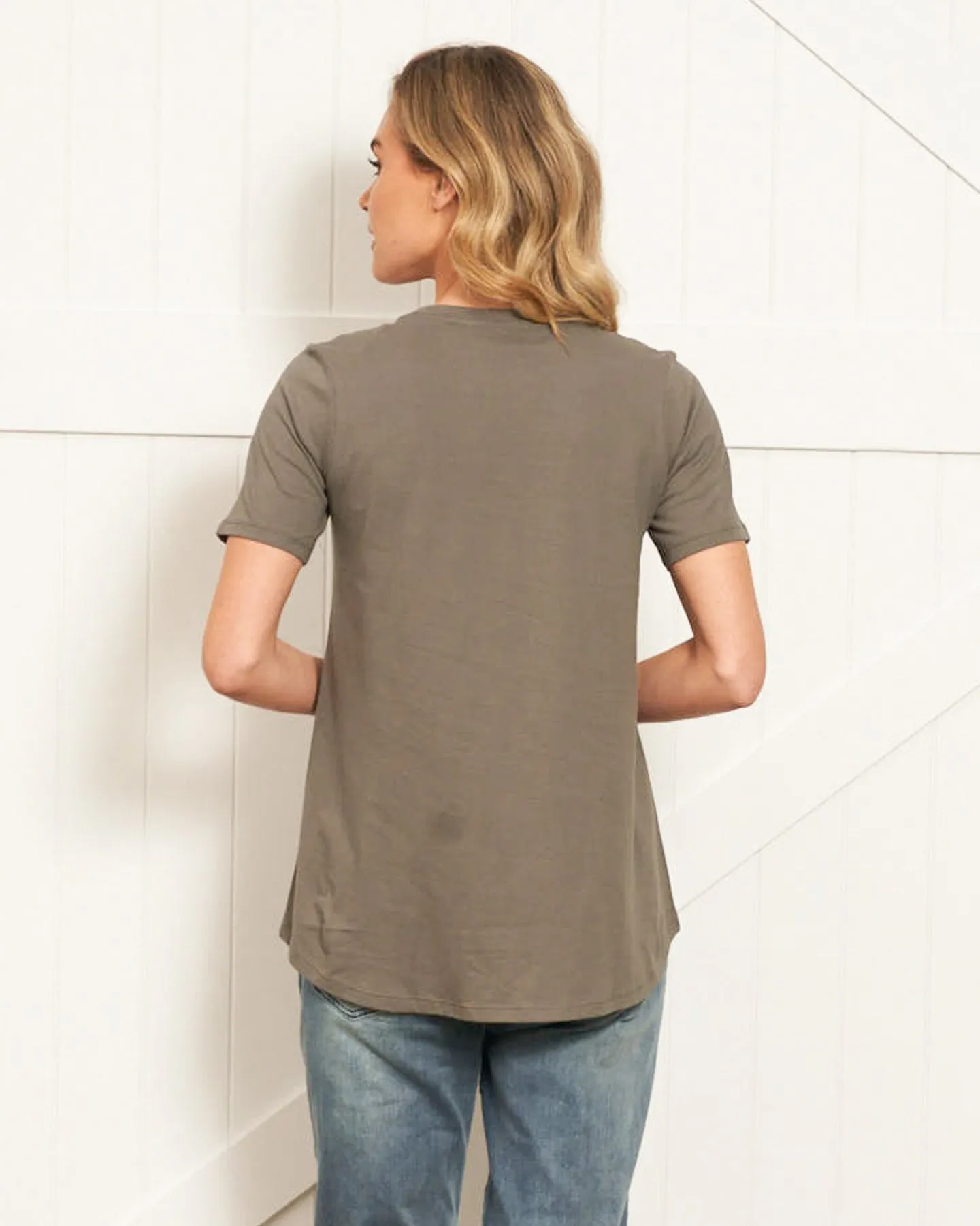 HAMILTON TEE - ASH GREEN