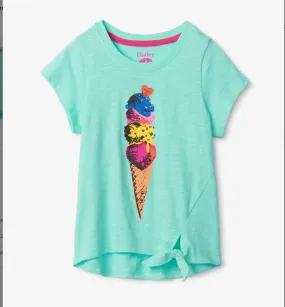 Hatley Kids Four Scoops Tie Front Tee