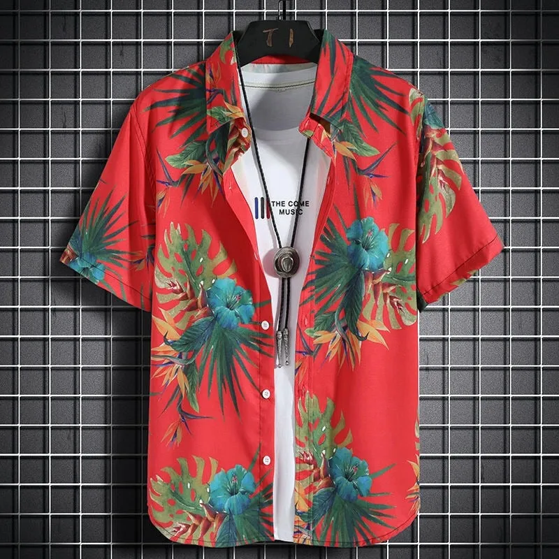 Hawaiian beach floral Shirts
