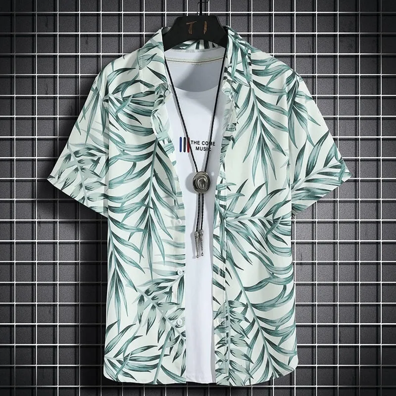 Hawaiian beach floral Shirts