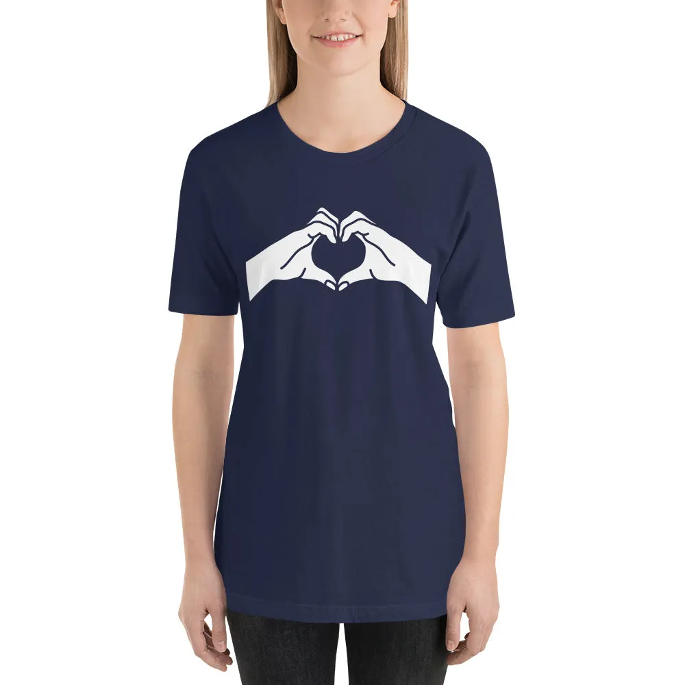 Heart Hands Short-Sleeve Unisex T-Shirt