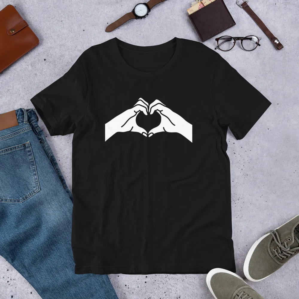 Heart Hands Short-Sleeve Unisex T-Shirt