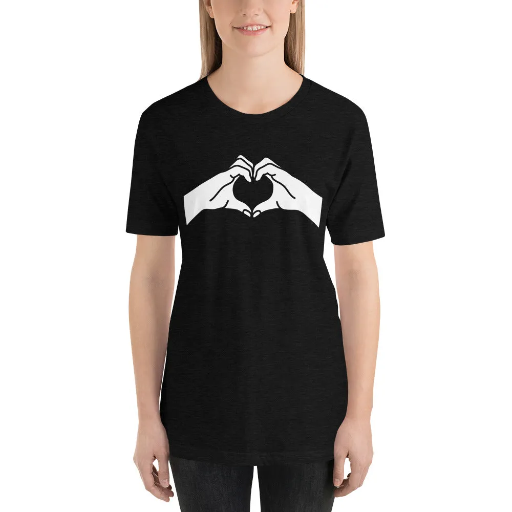 Heart Hands Short-Sleeve Unisex T-Shirt