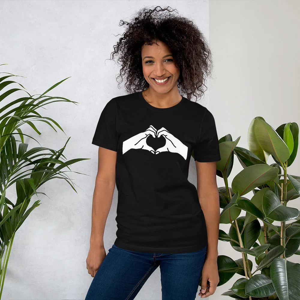 Heart Hands Short-Sleeve Unisex T-Shirt