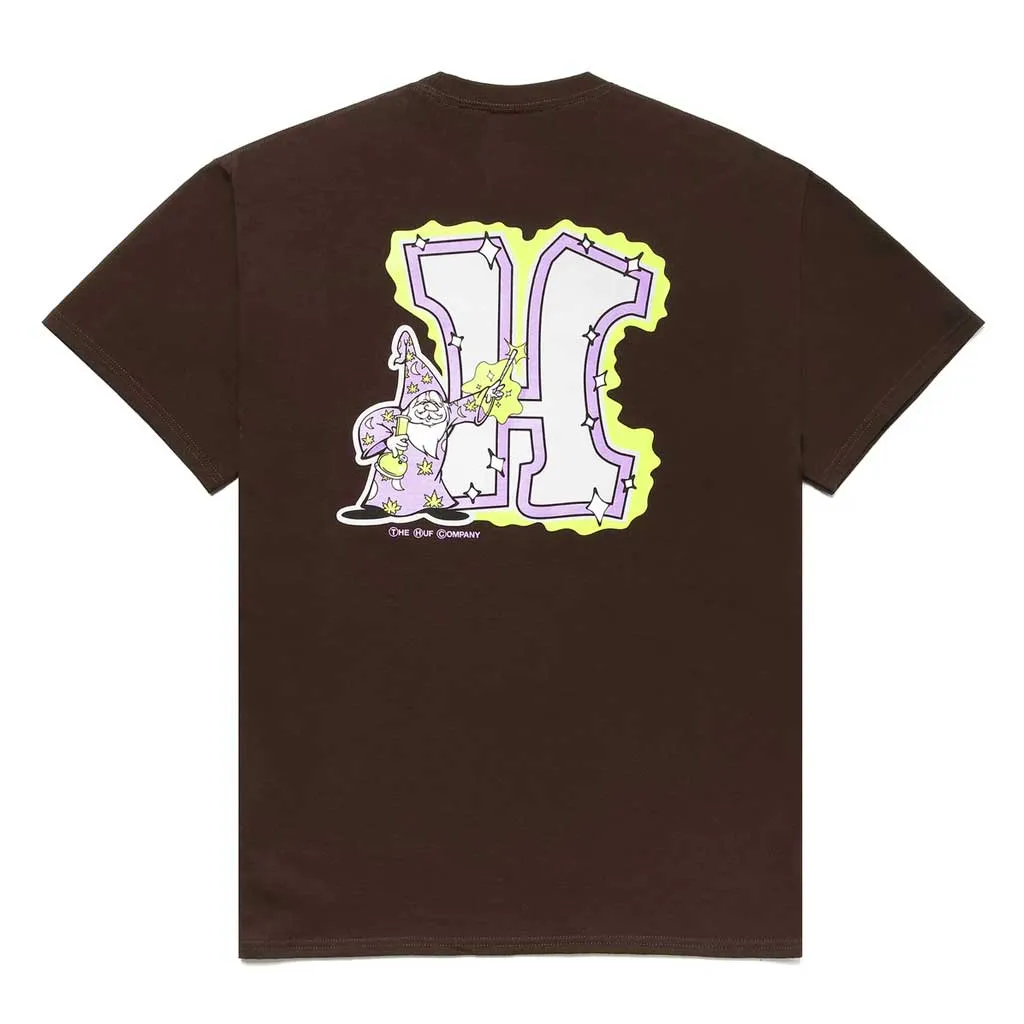 Huf Weed Wizard S/S Tee - Brown