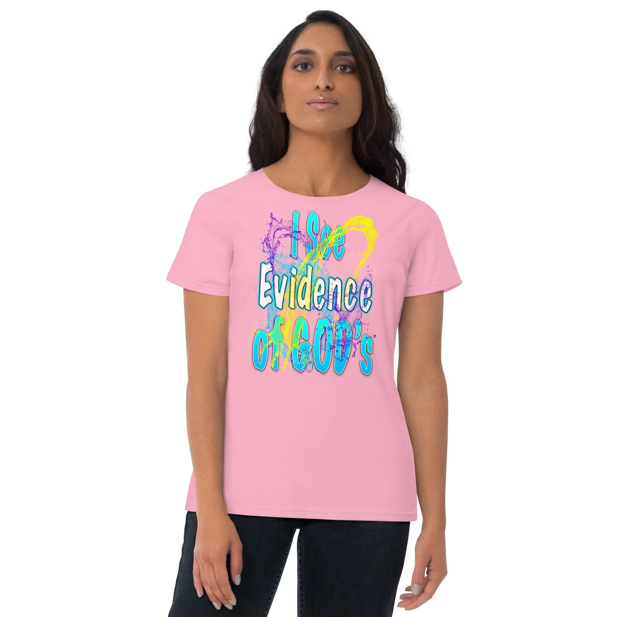 I See Evidence of God's Goodness Through Out My Life - Women's short sleeve t-shirt