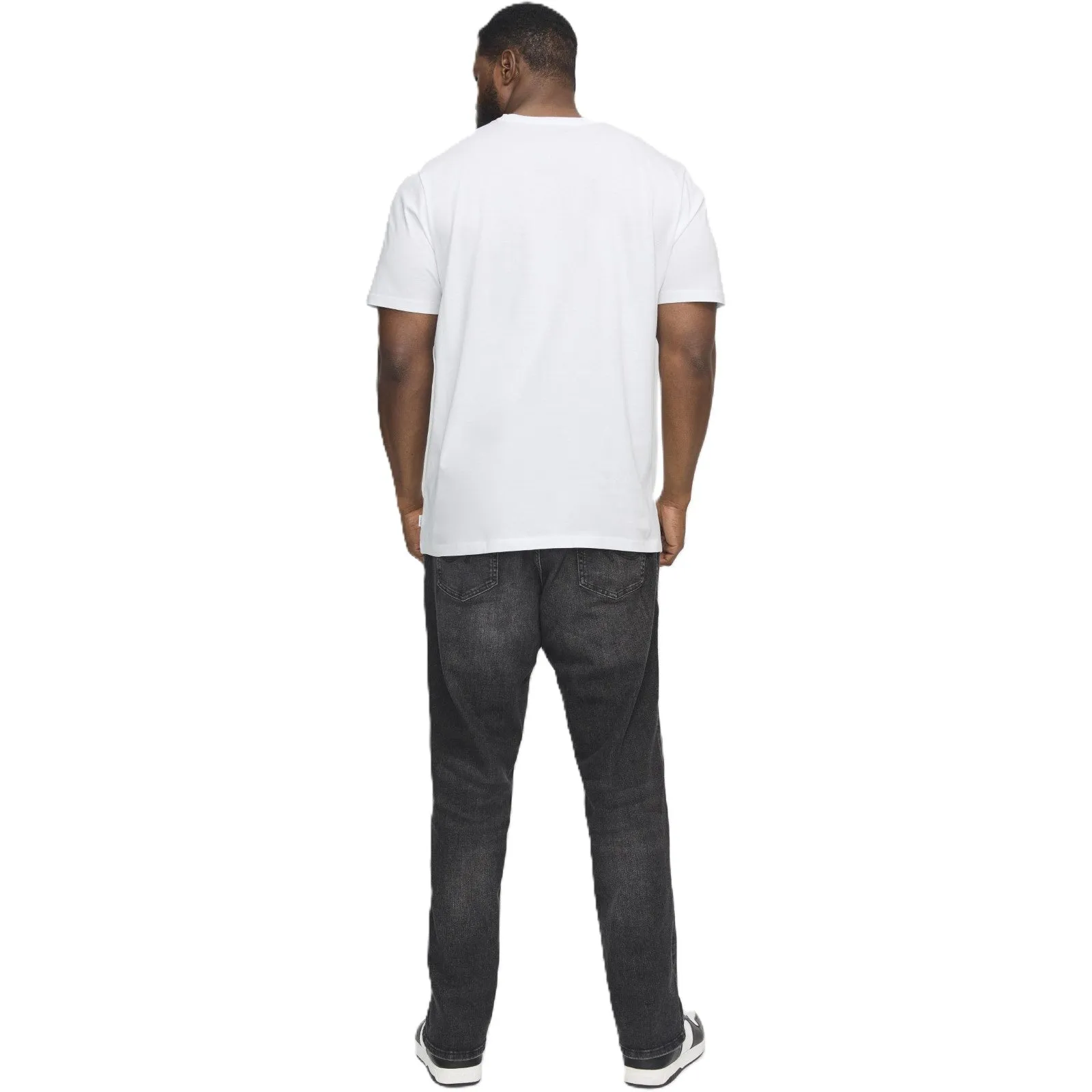 Jack & Jones Mens Organic Basic O-Neck Big & Tall Short Sleeve T-Shirt